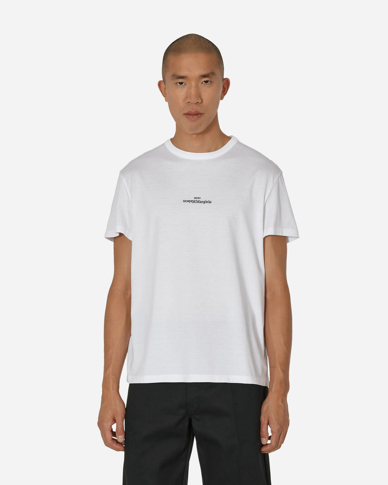 Maison Margiela T-Shirt White/Black Embroidery T-Shirts Shortsleeve S30GC0701 994