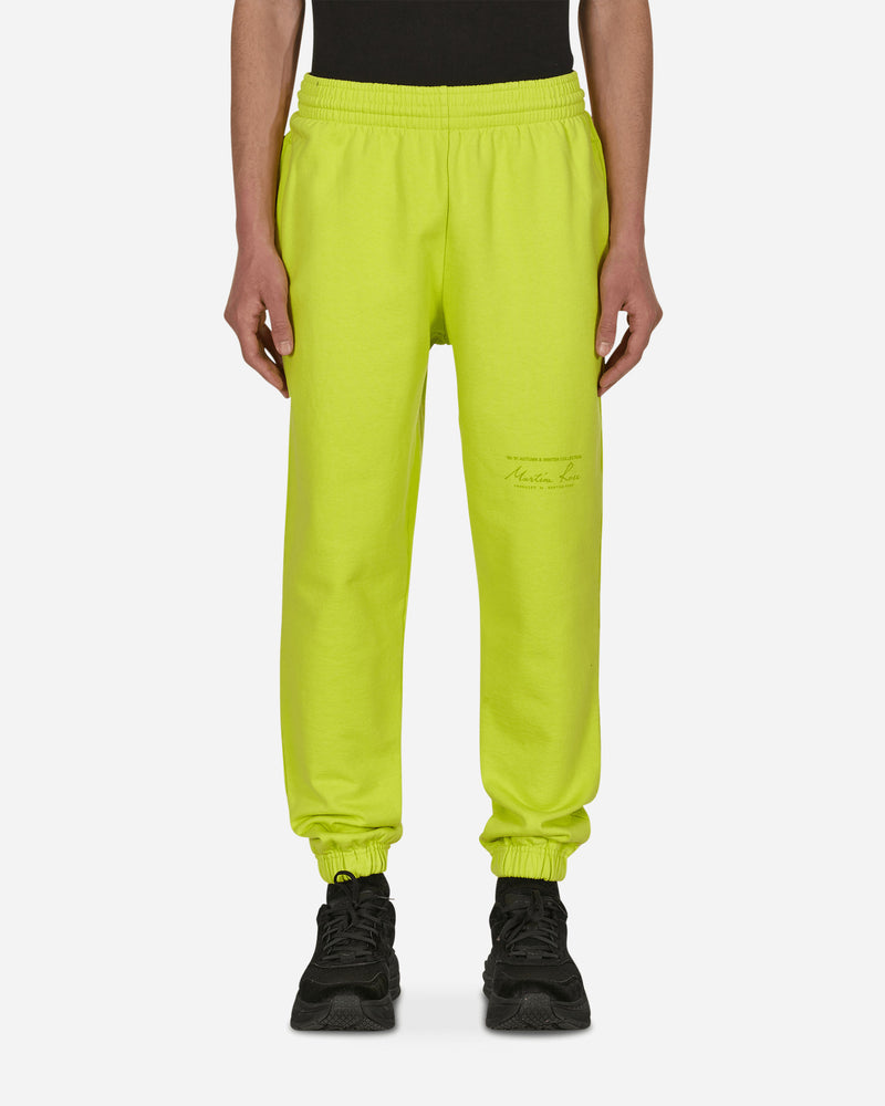 Martine Rose Slim Track Apple Green Pants Sweatpants M607FC MR055