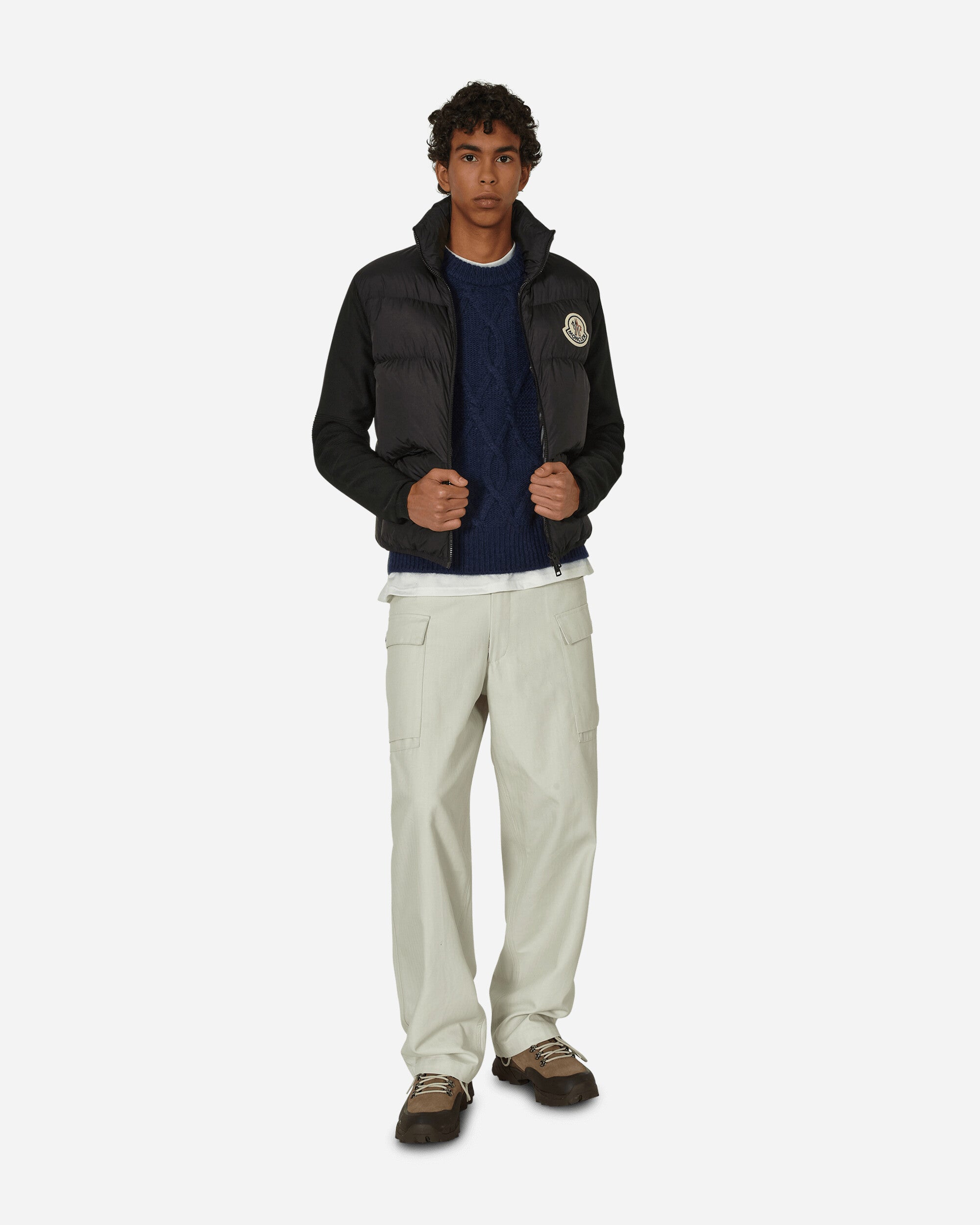 Padded Cardigan Black