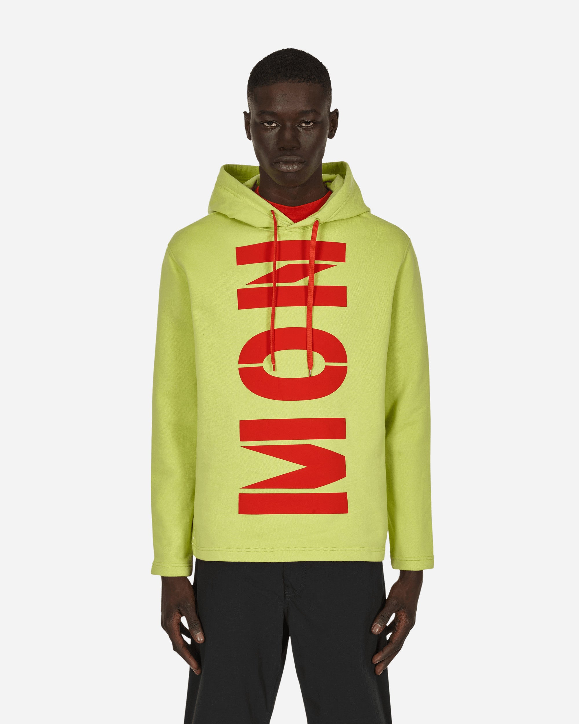 Moncler Genius Moncler Sos Hoodie Sweatshirt Light Yellow Sweatshirts Hoodies H109H8G00001 112