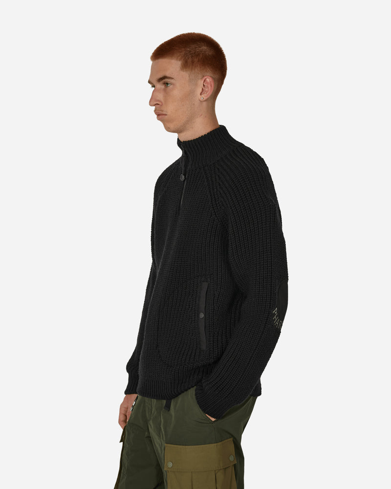 Moncler Genius T-Neck Sweater X Pharell Williams Black Knitwears Sweaters 9F00001M1172 999