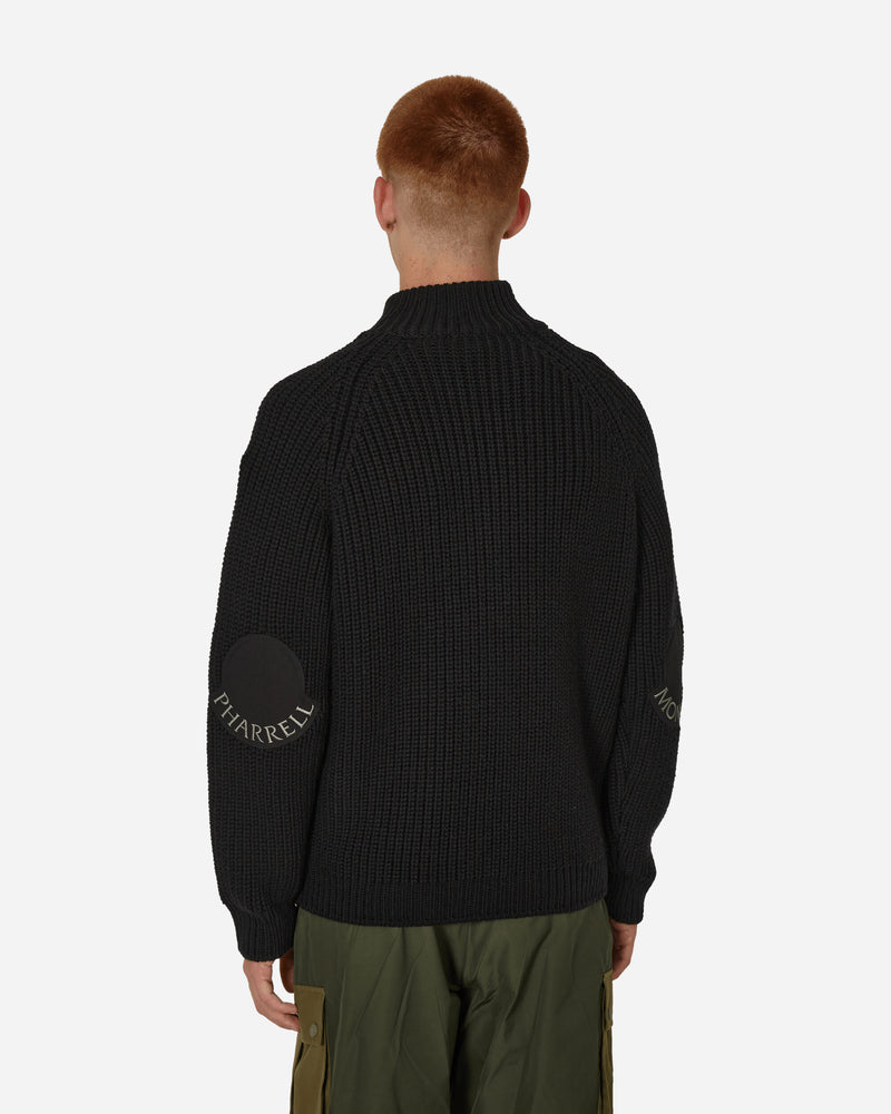 Moncler Genius T-Neck Sweater X Pharell Williams Black Knitwears Sweaters 9F00001M1172 999