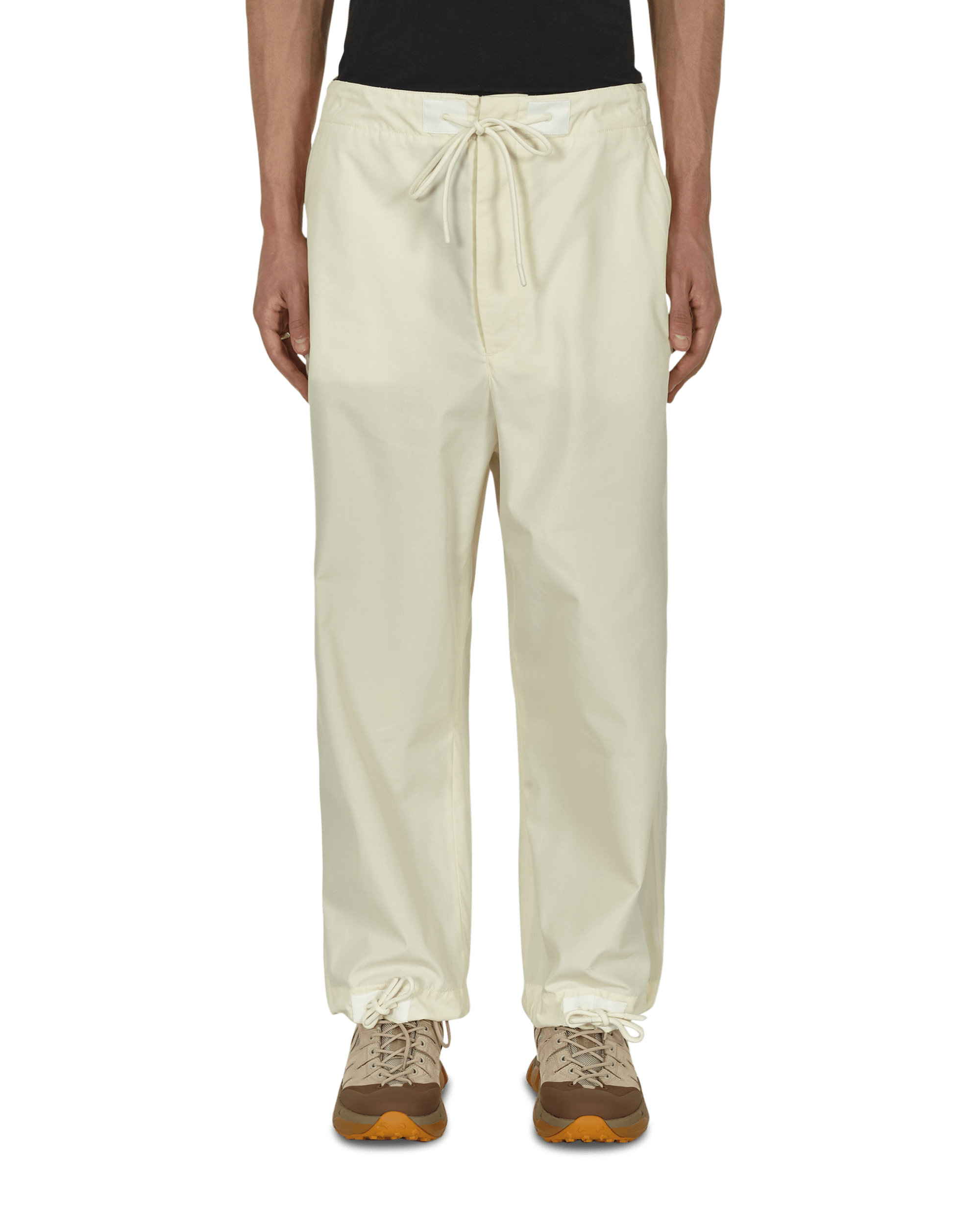 2 Moncler 1952 Cotton Blend Trousers White