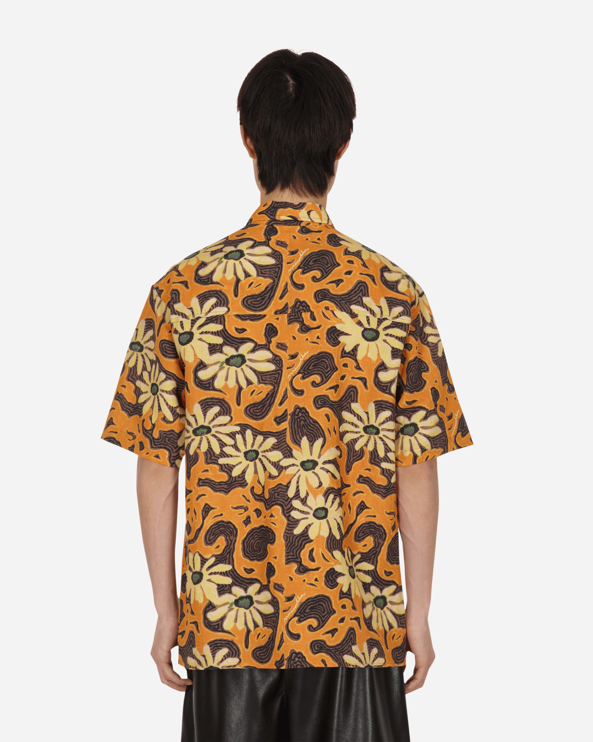 Nanushka Kith Arte Povera Floral Orange Shirts Shortsleeve NM22RSSH00917 FLORAL ORANGE