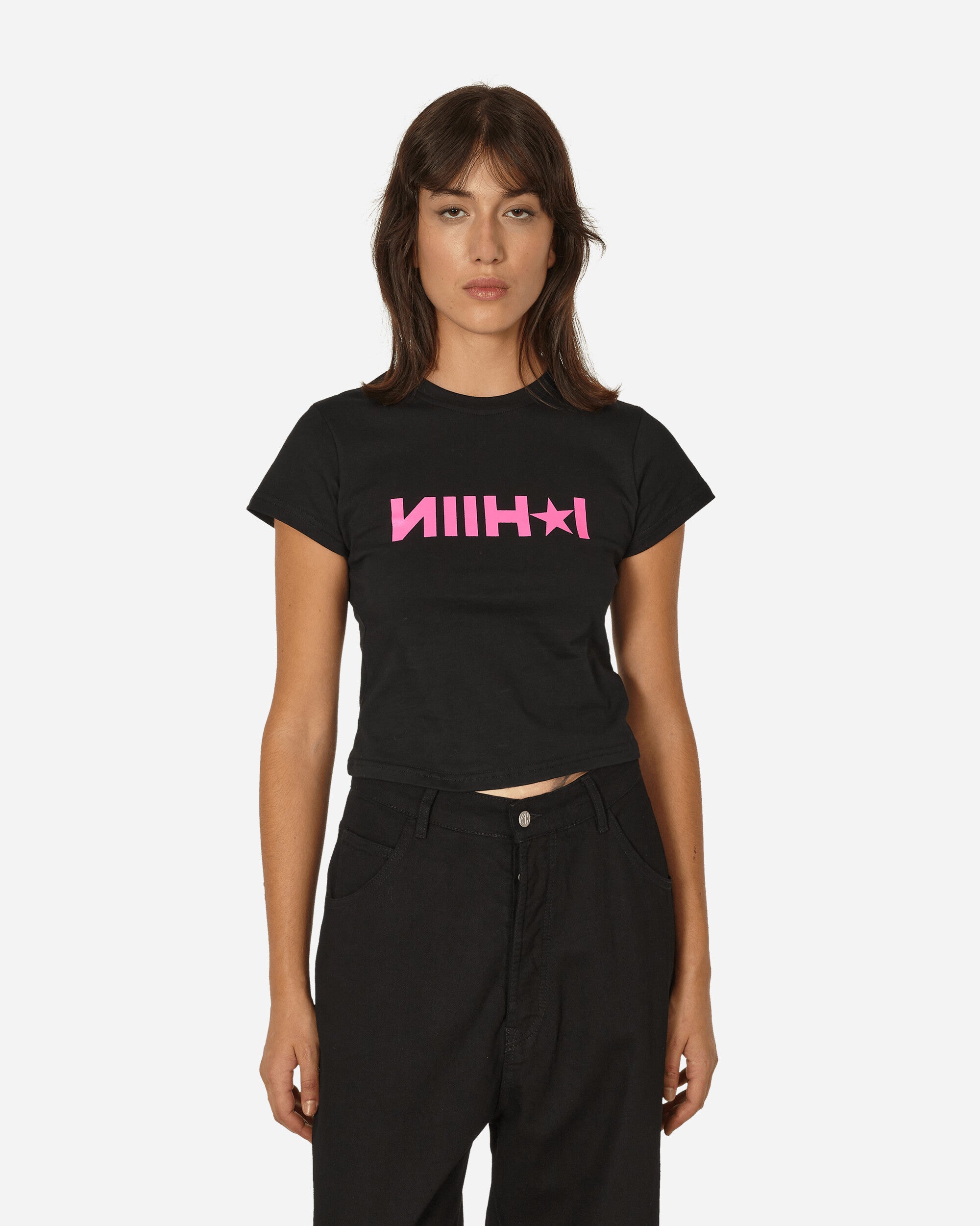 High Star Baby Tee Black