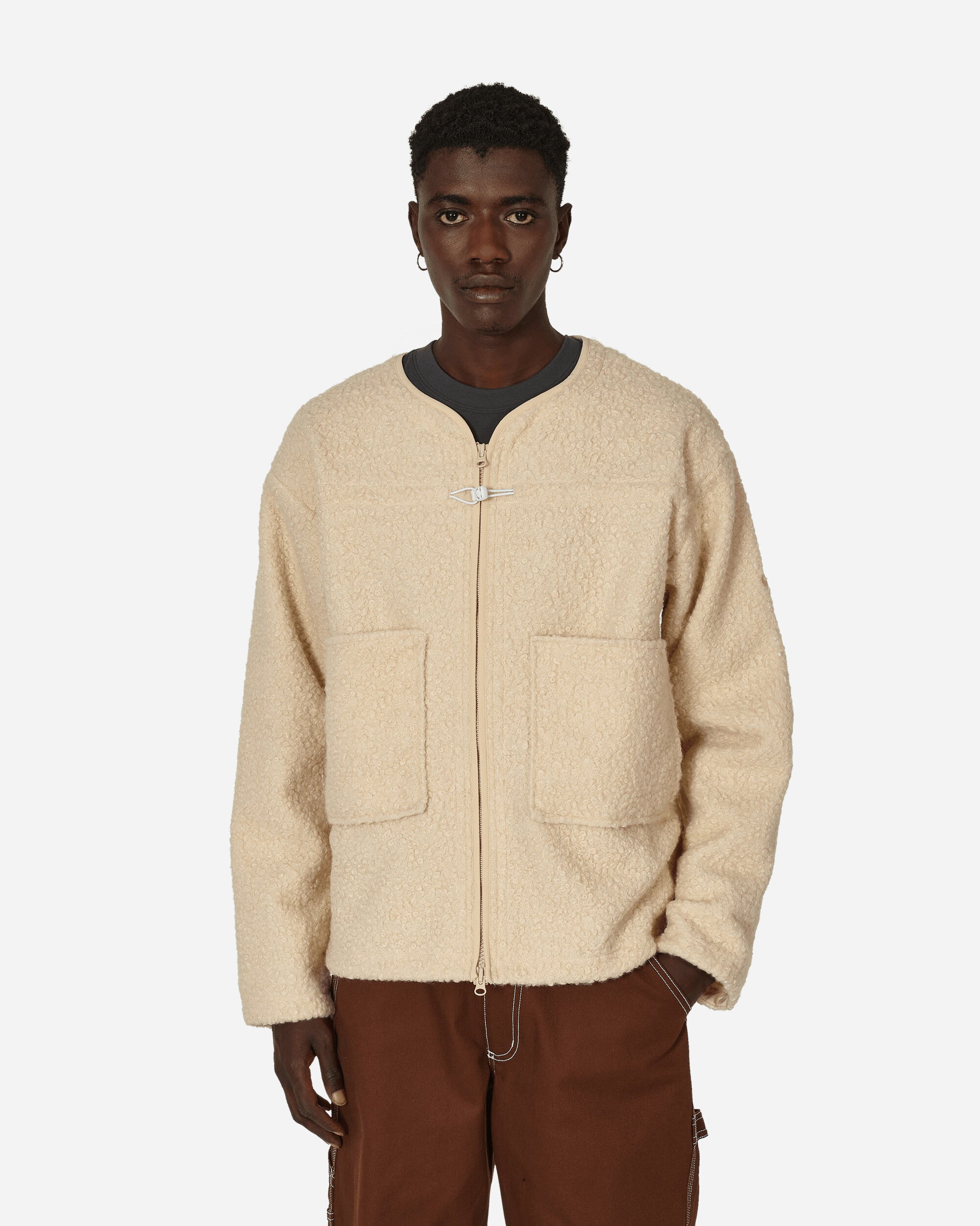 Nike M Nsw Tp Sherpa Jacket Sanddrift/Summit White Coats and Jackets Jackets FB7410-126