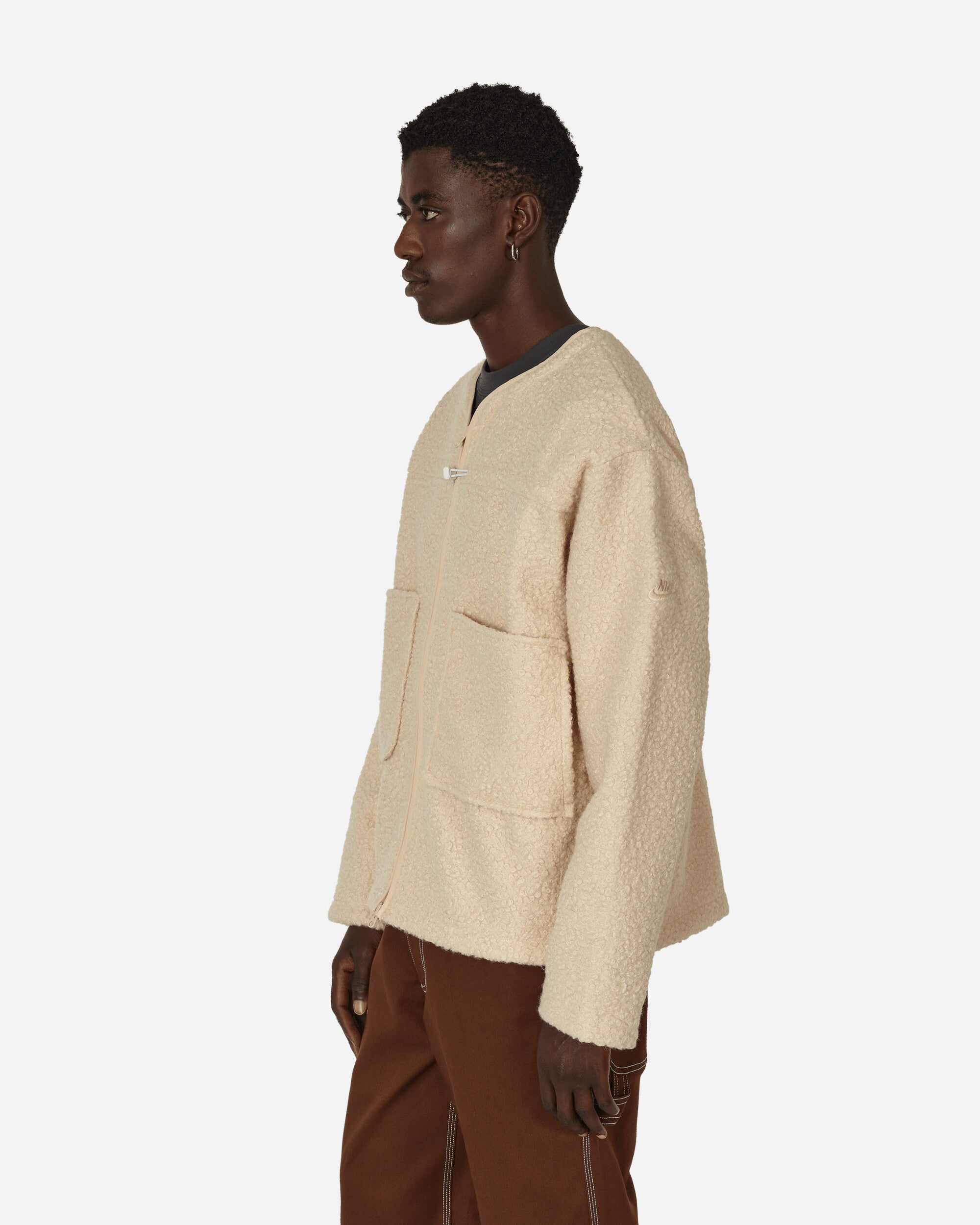 Nike M Nsw Tp Sherpa Jacket Sanddrift/Summit White Coats and Jackets Jackets FB7410-126
