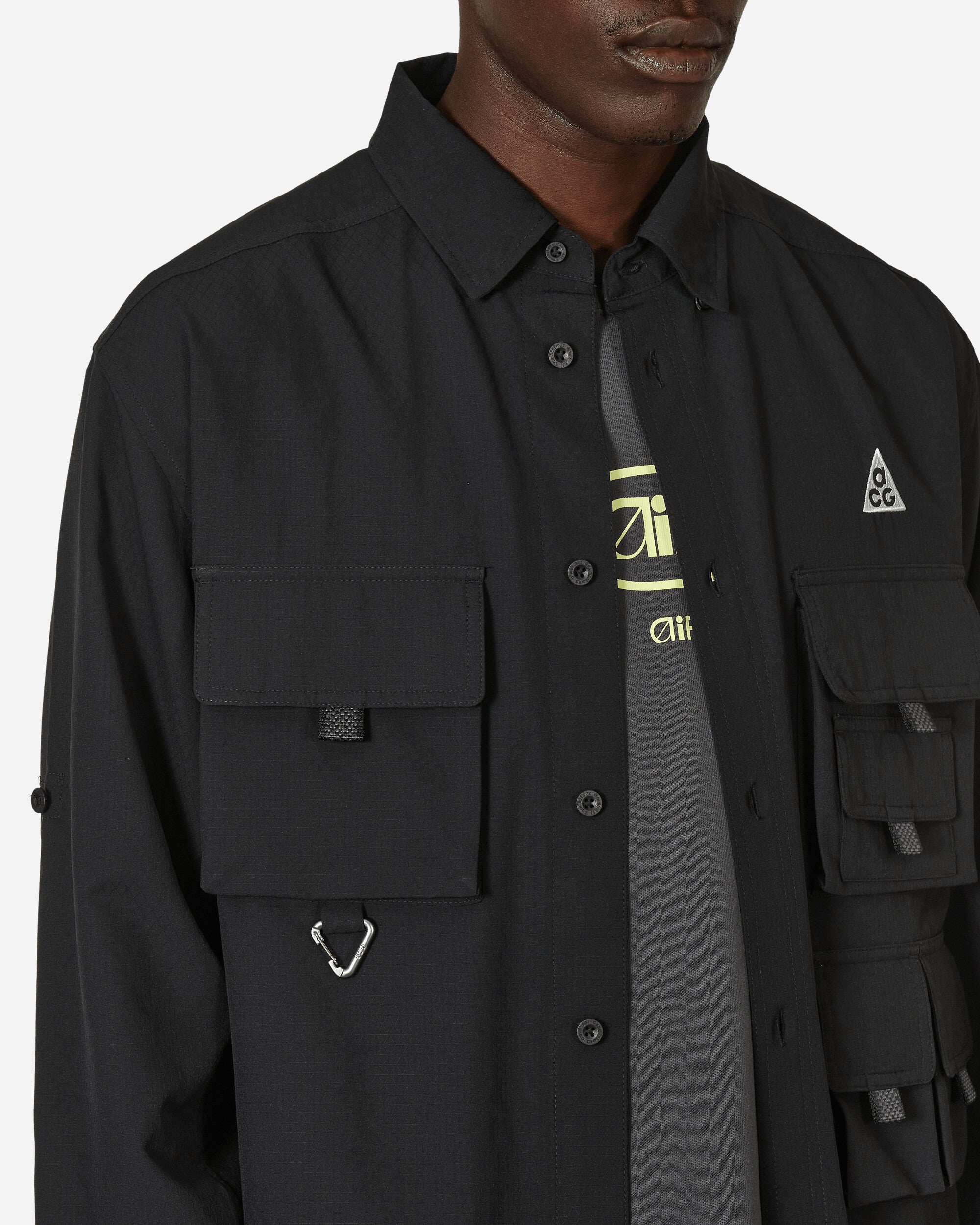 Nike M Acg Df Uv Dev Trail Top Black/Summit White T-Shirts Longsleeve DN3936-010