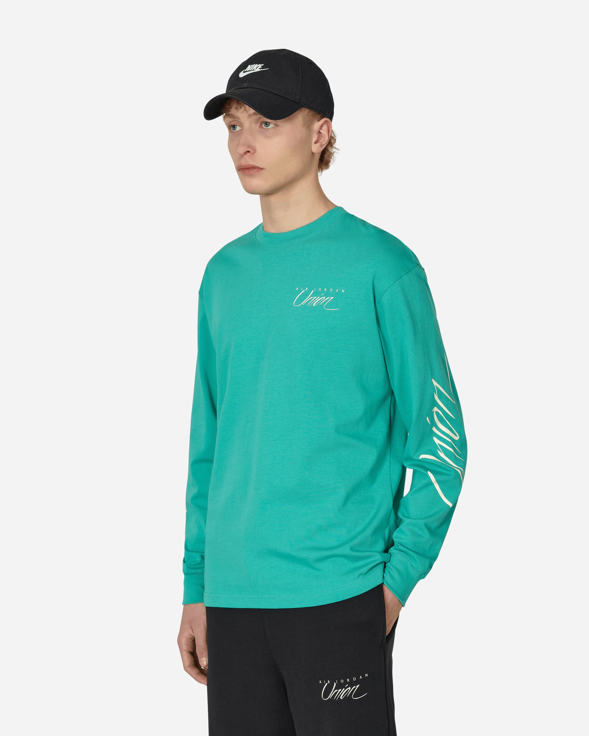 Nike Jordan UNION Longsleeve T-Shirt Green - Slam Jam Official Store