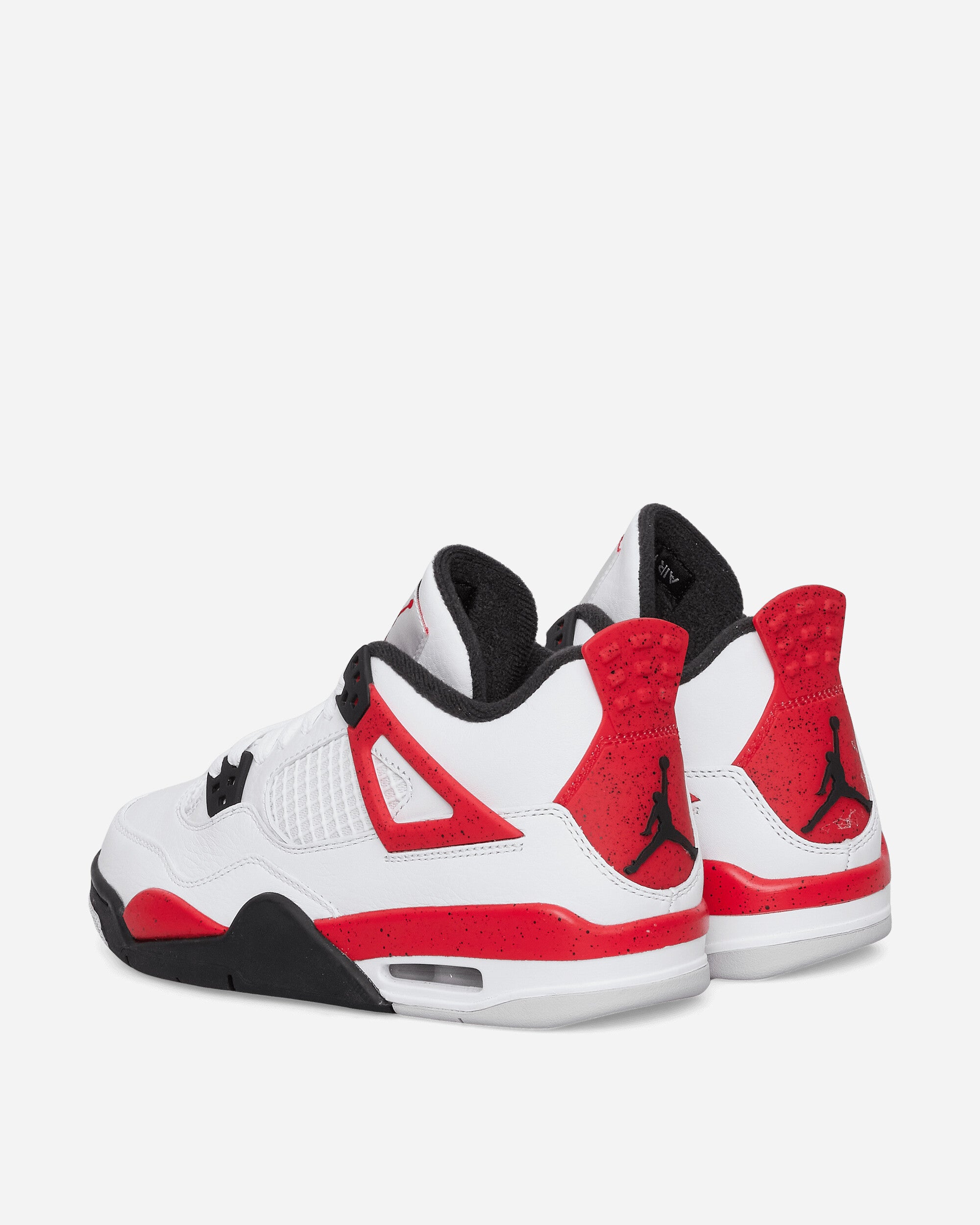 Nike Jordan Air Jordan 4 Retro White/Fire Red/Black Sneakers High 408452-161