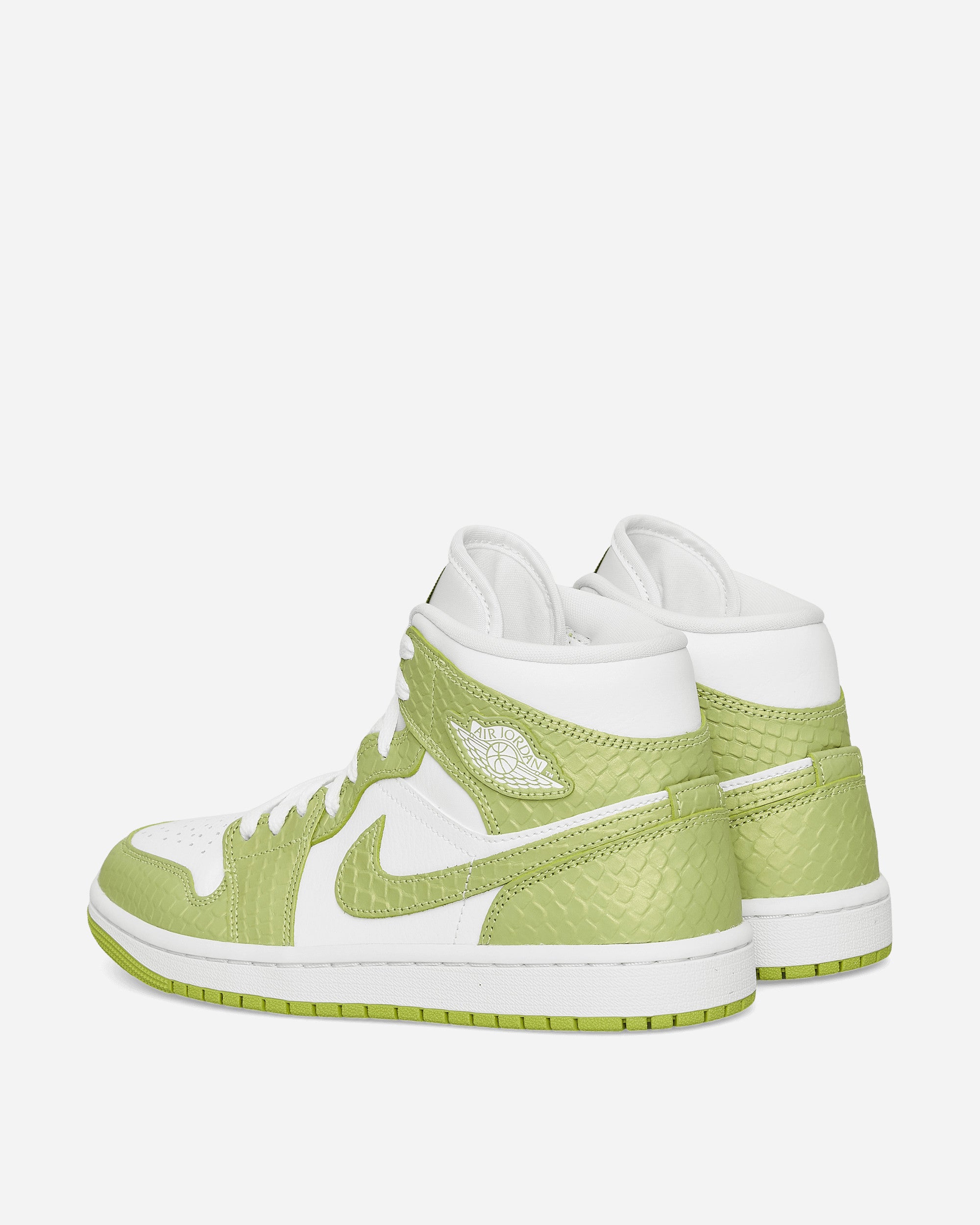 Nike Jordan Wmns Air Jordan 1 Mid Se White/Vivid Green Sneakers Mid DV2959-113