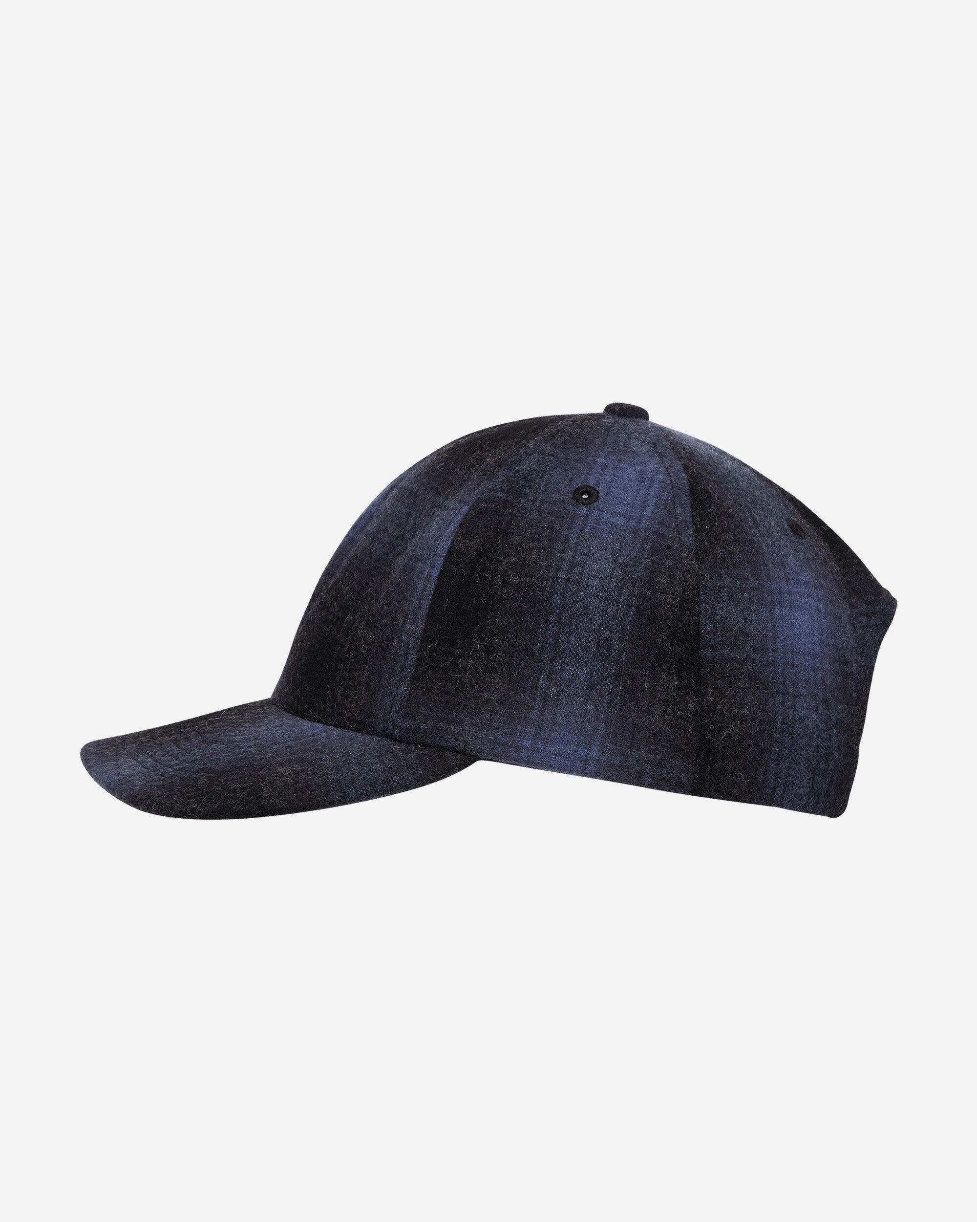 Shadow Plaid 5-Panel Cap Blue