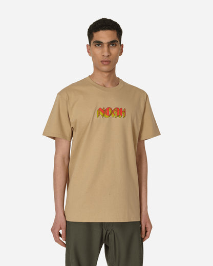 Noah Stack Logo Tee Sand T-Shirts Shortsleeve T129SS23 SND