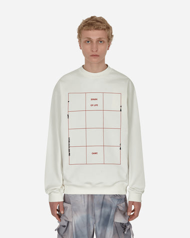 OAMC Grid Crewneck Off-White Sweatshirts Crewneck OAMU705382 101