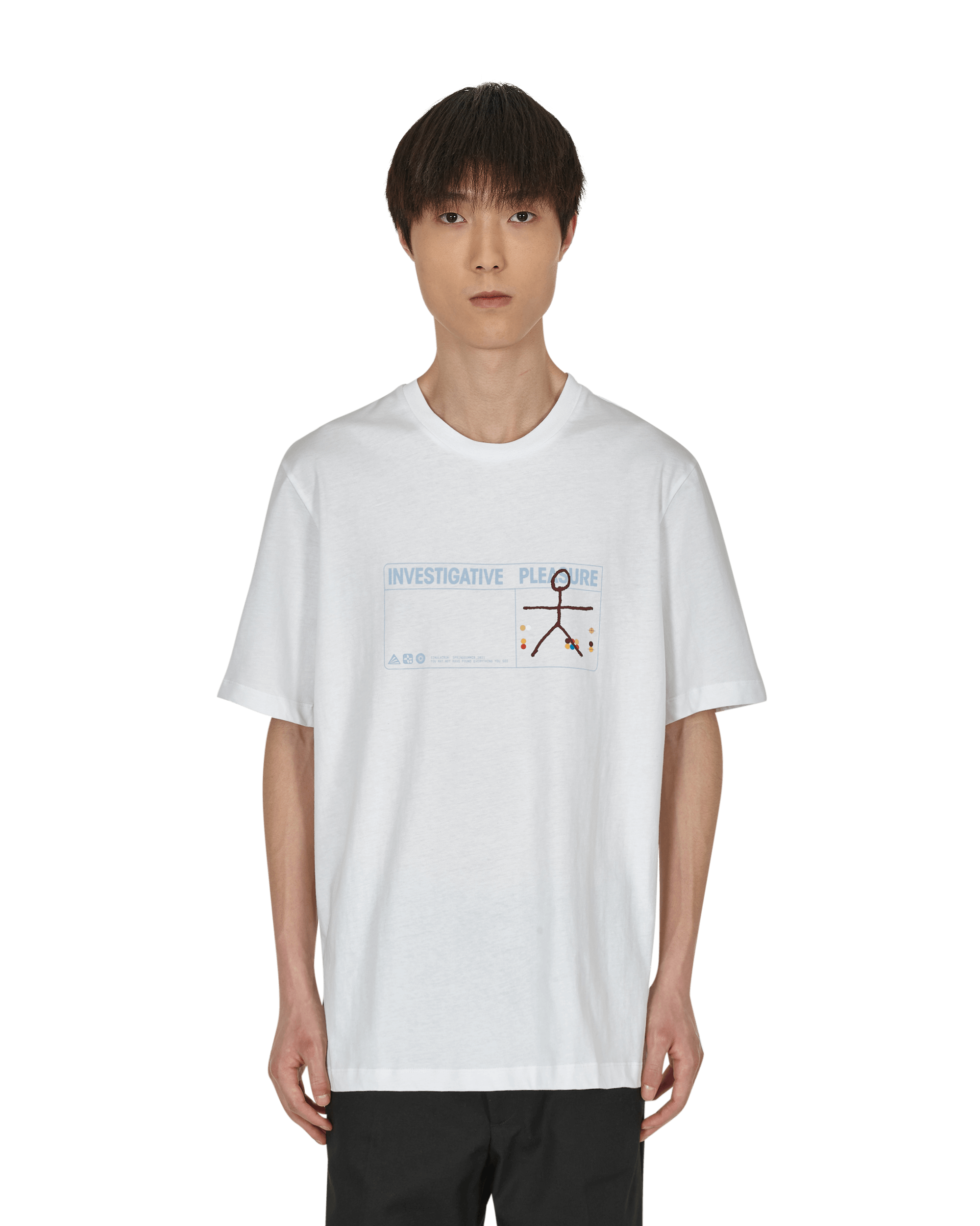 OAMC Trace T-Shirt White T-Shirts Shortsleeve OAMU708667 100