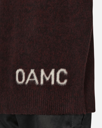 OAMC Whistler Crewneck Burgundy/Black Knitwears Sweaters 22A28OAK09 007