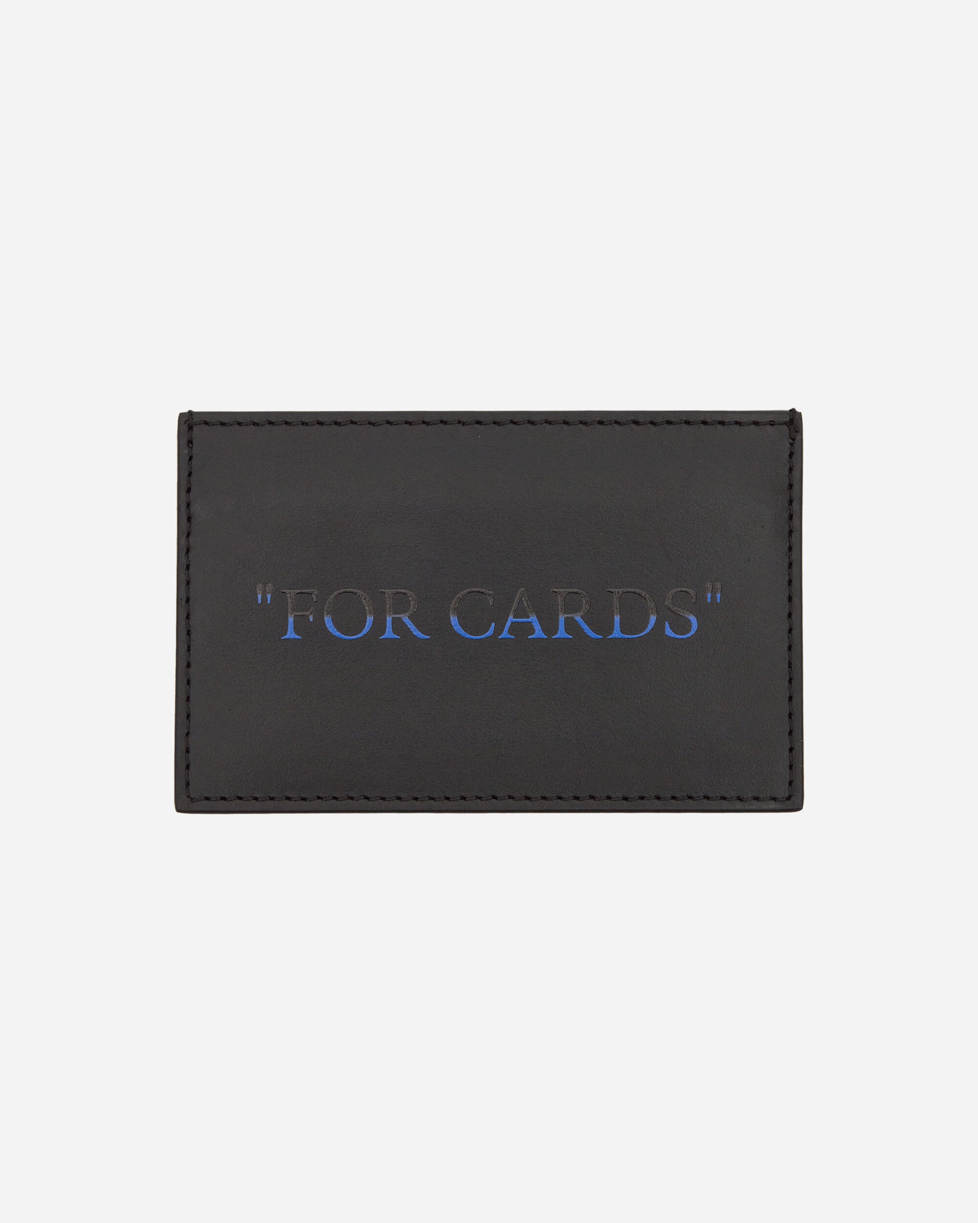 Off-White Quote Bookish Card Case Black/Blue Wallets and Cardholders Cardholders OMND067F23LEA001 1045