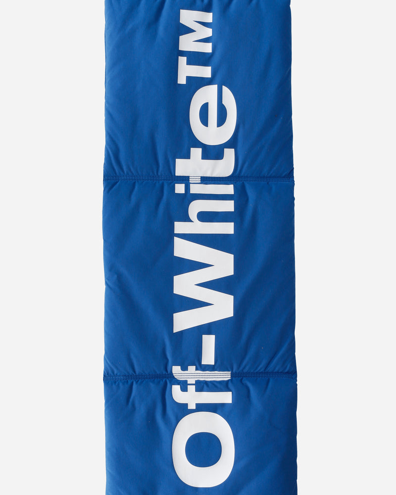 Off-White Bounce Maxi Ski Scarf Peacock Black Gloves and Scarves Scarves and Warmneck OMMA030F22KNI001 4510