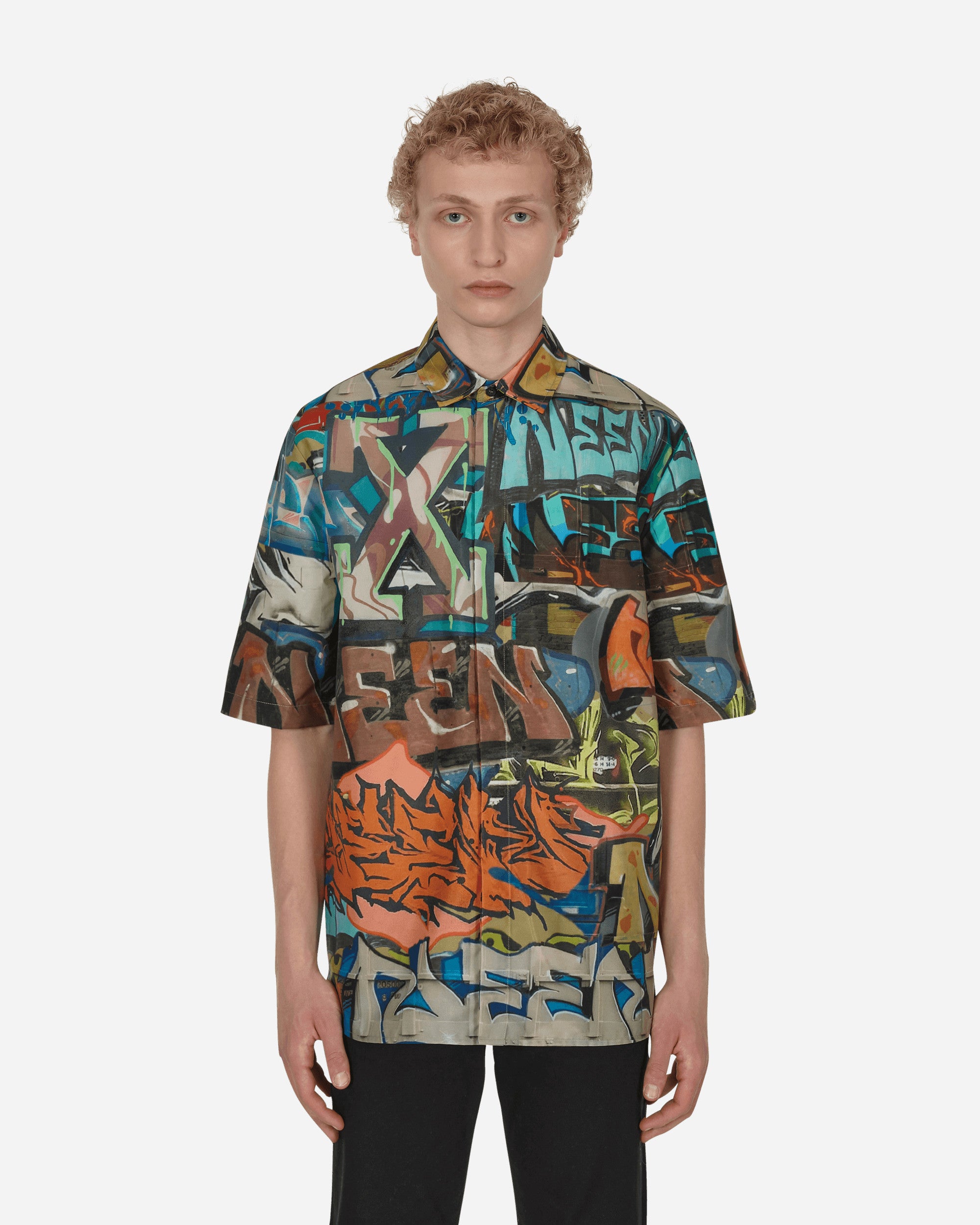 Off-White Neen Allover Over S/S Shirt Multicolor N Shirts Shortsleeve OMGA216S22FAB001 8400
