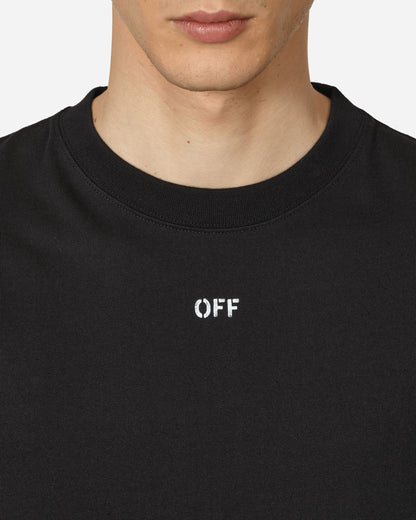 Off-White Off Stamp Skate S/S Tee Black/White T-Shirts Shortsleeve OMAA120F23JER0011 1001