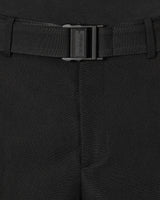 Off-White Buckle Dry Wool Slim Pant Black Pants Trousers OMCA214F22FAB002 1000