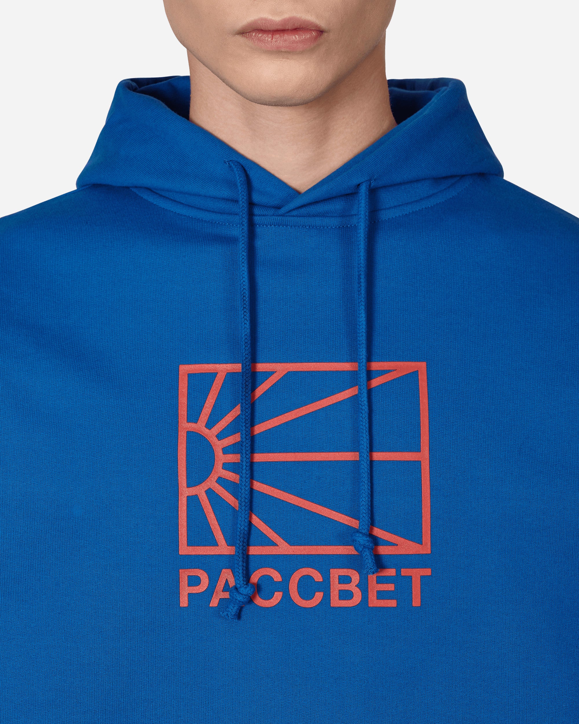 Paccbet Big Logo Hoodie Knit Blue Sweatshirts Crewneck PACC11T026 3