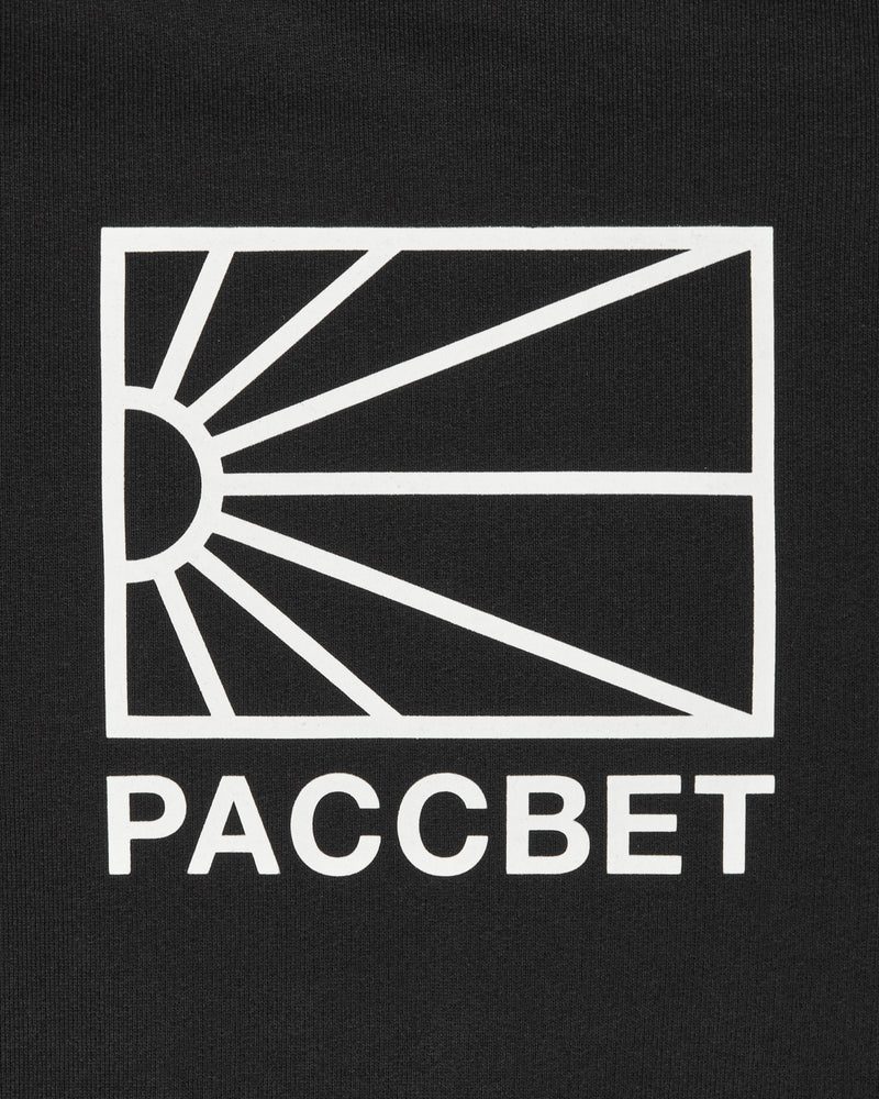 Paccbet Big Logo Sweatshirt Knit Black Sweatshirts Crewneck PACC11T021 1