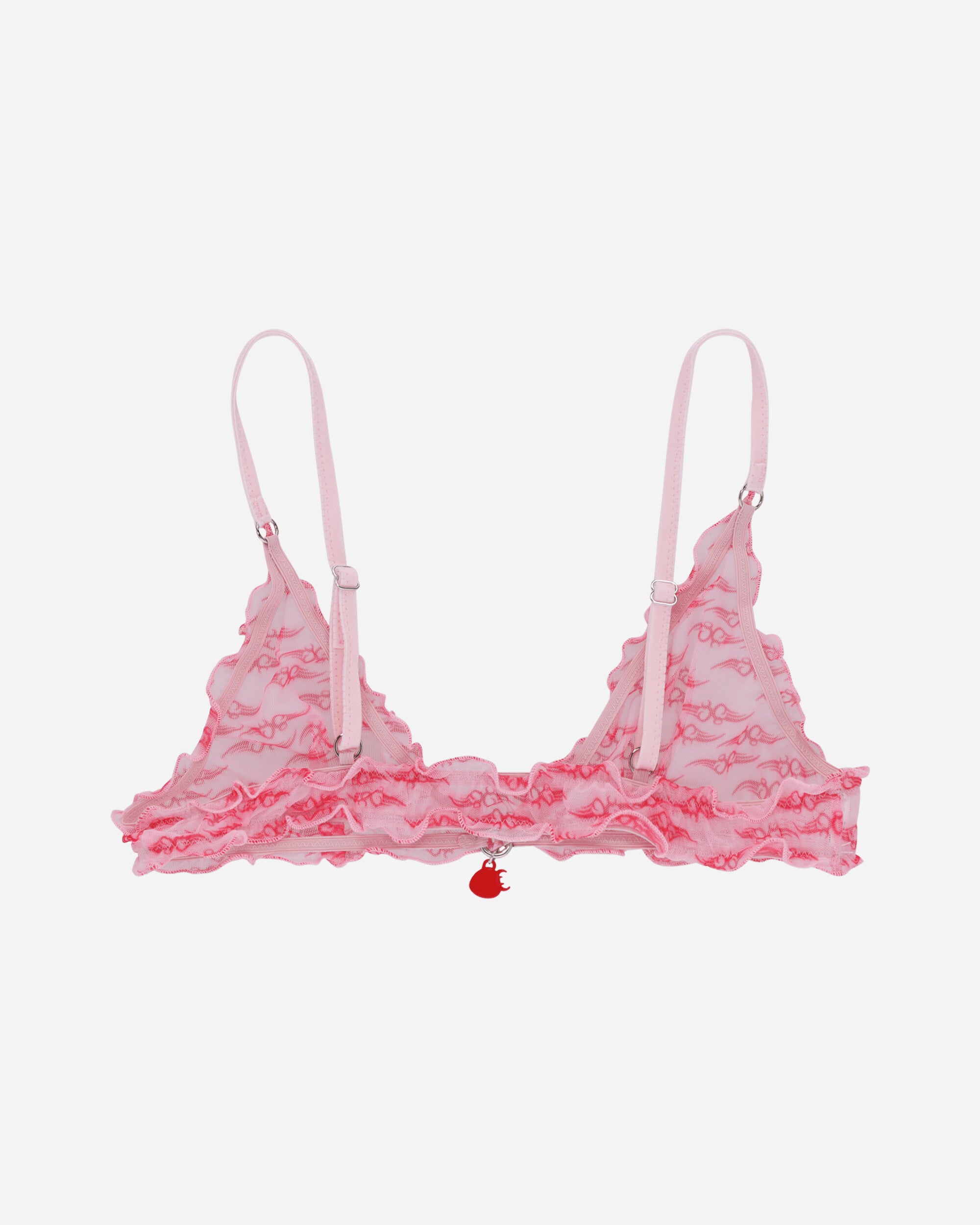 Tribal Heart Cute Bra Pink / Red