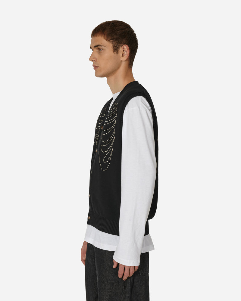 Pleasures Cage Sweater Vest Black Knitwears Gilets P23F038 BLACK
