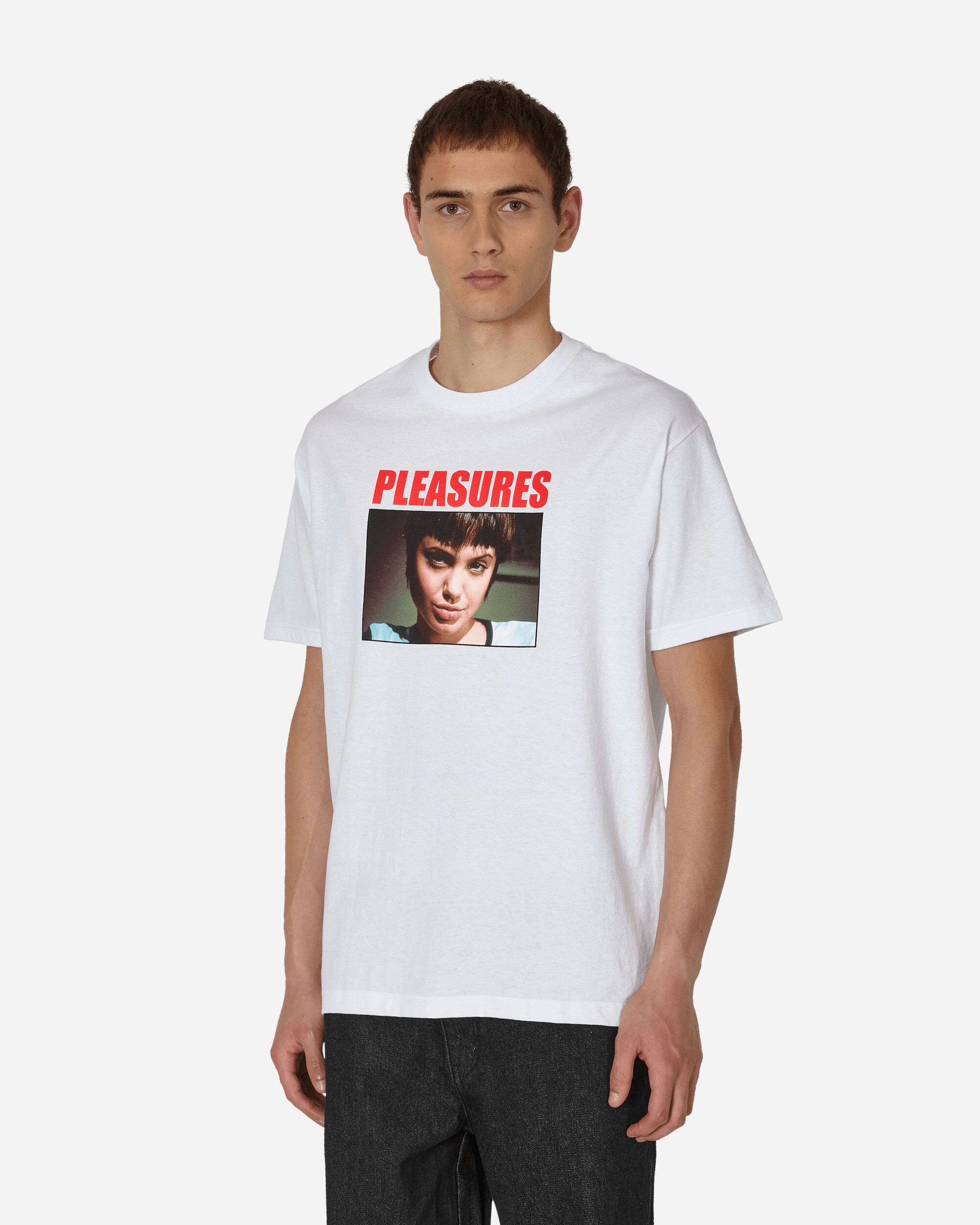 Pleasures Kate T-Shirt White T-Shirts Shortsleeve P23F059 WHITE