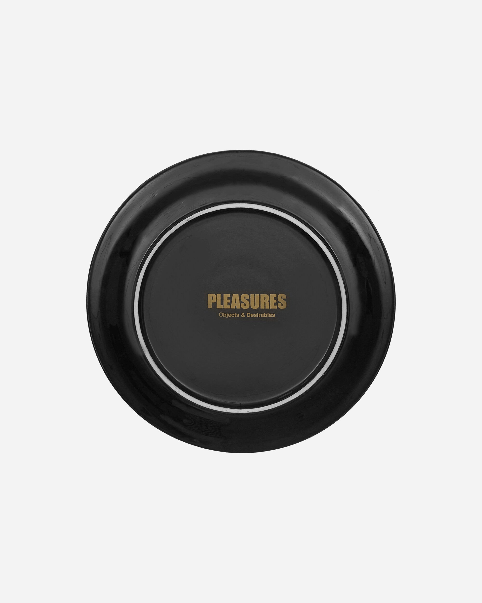 Pleasures Eat Plate Black Tableware Dishes and Trays P23F069 BLACK