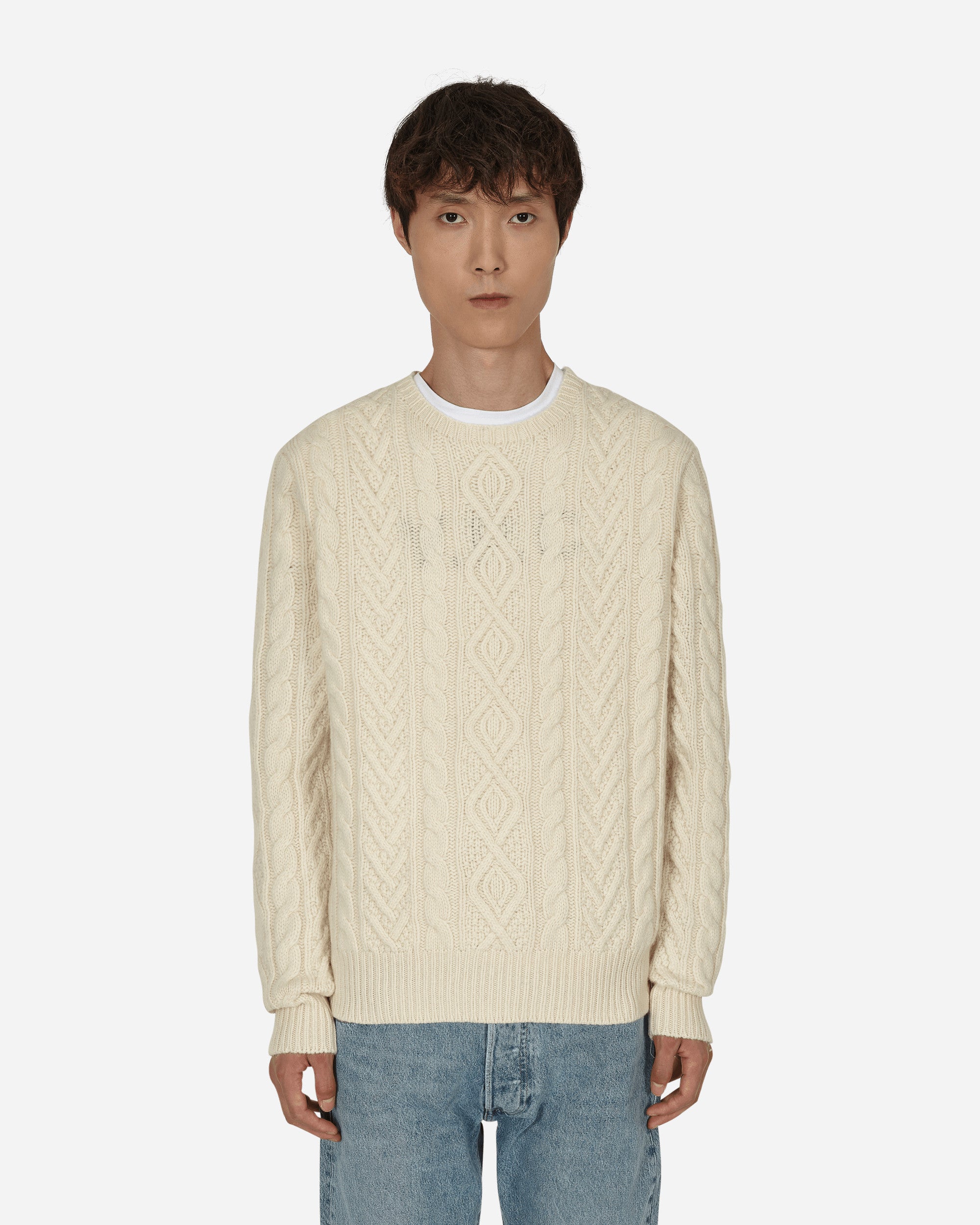 Basic Crewneck Sweater Beige