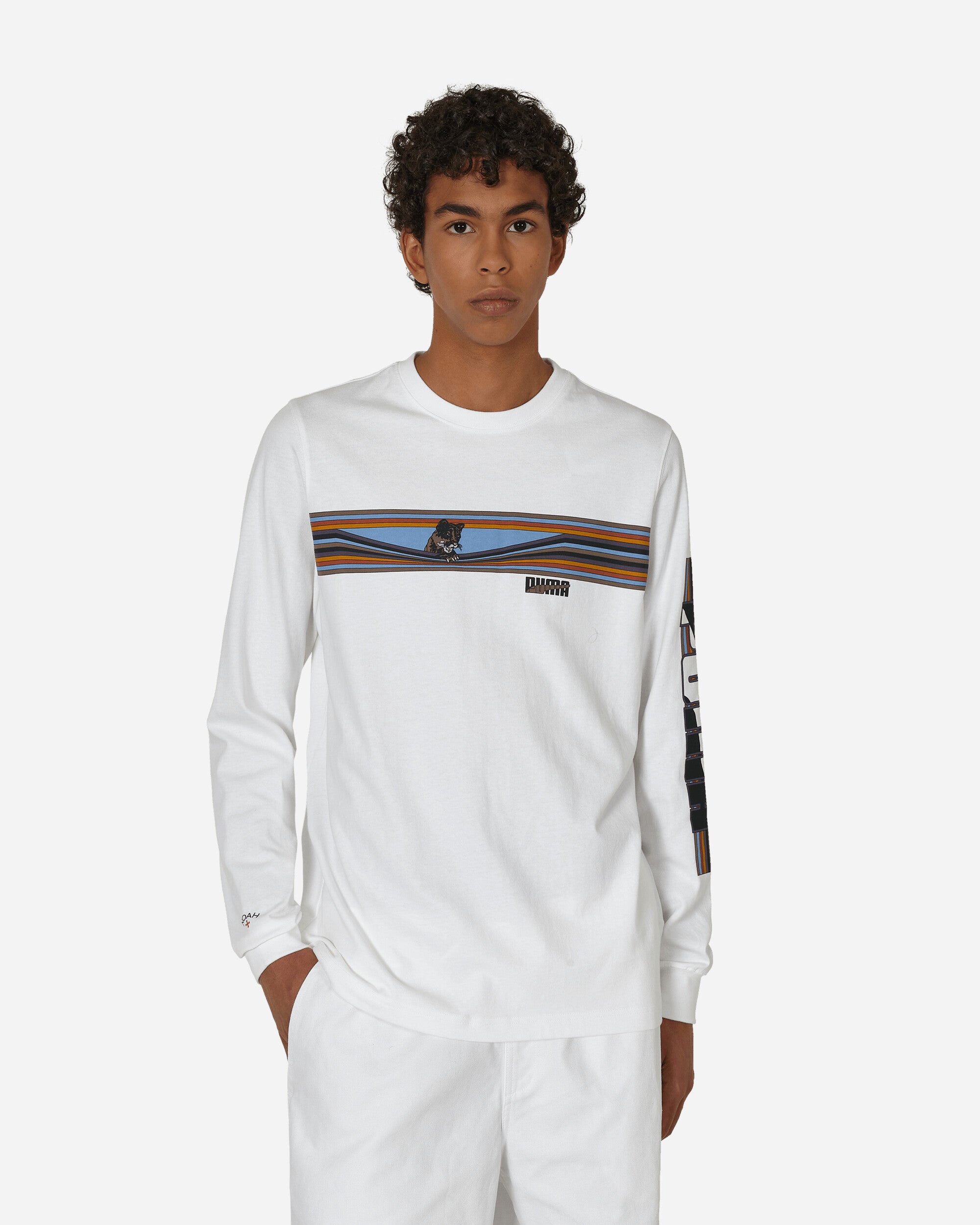 Puma Puma X Noah Graphic Longsleeve Puma White Sweatshirts Hoodies 623862-02