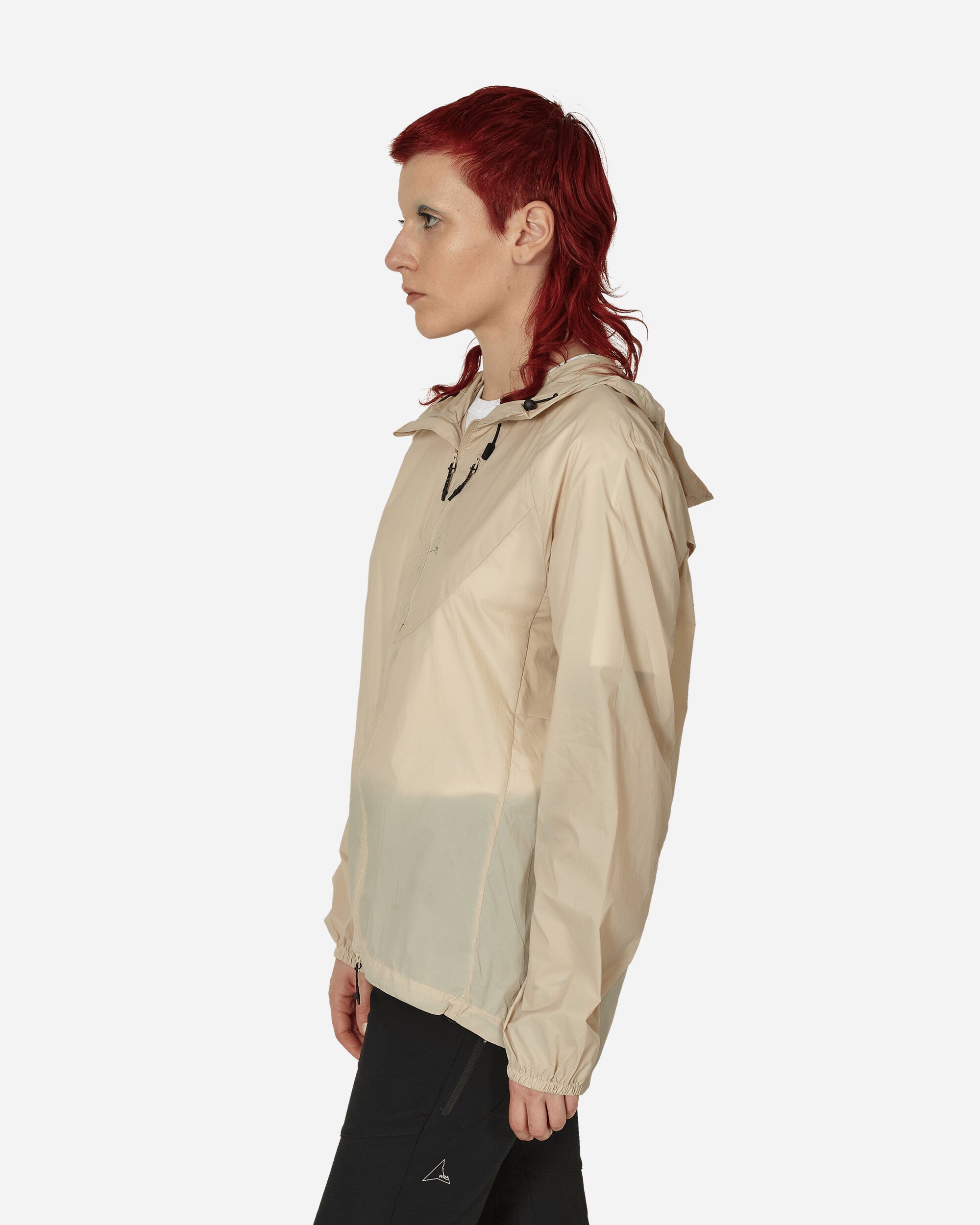 ROA Over Packable Windbreaker White Reflective Coats and Jackets Jackets RBMW039FA21 WTH0001