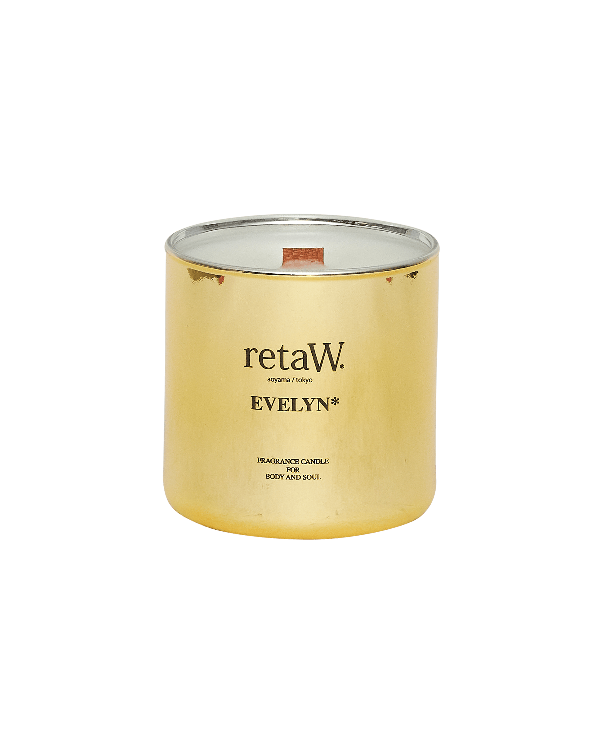 Reta-W Evelyn Metallic Gold Homeware Candles RTW-196 METALLICGOLD