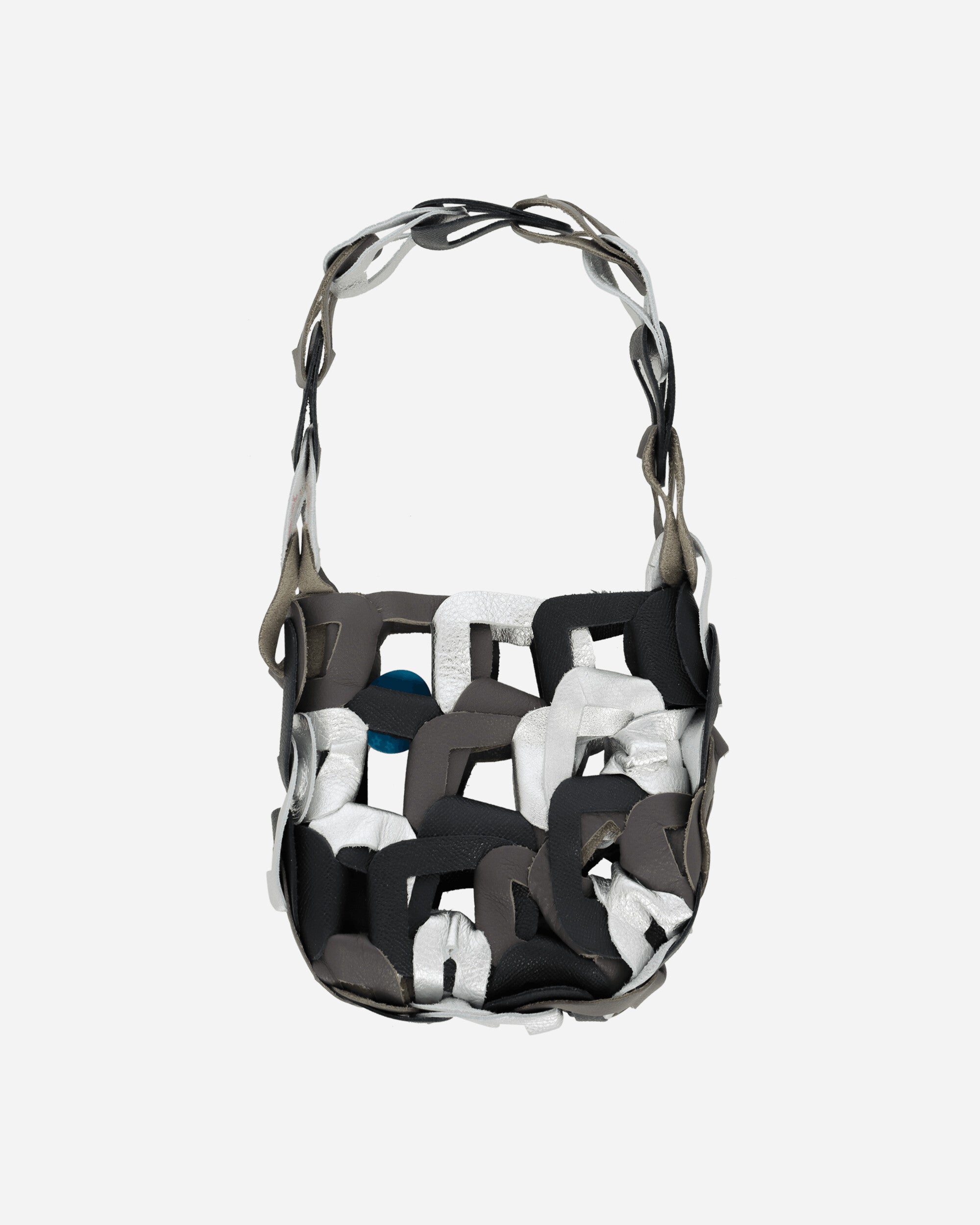 SC103 Wmns Links Tote Mini Exclusive Black/Grey/Silver Bags and Backpacks Tote Bags LT04 FERRARA
