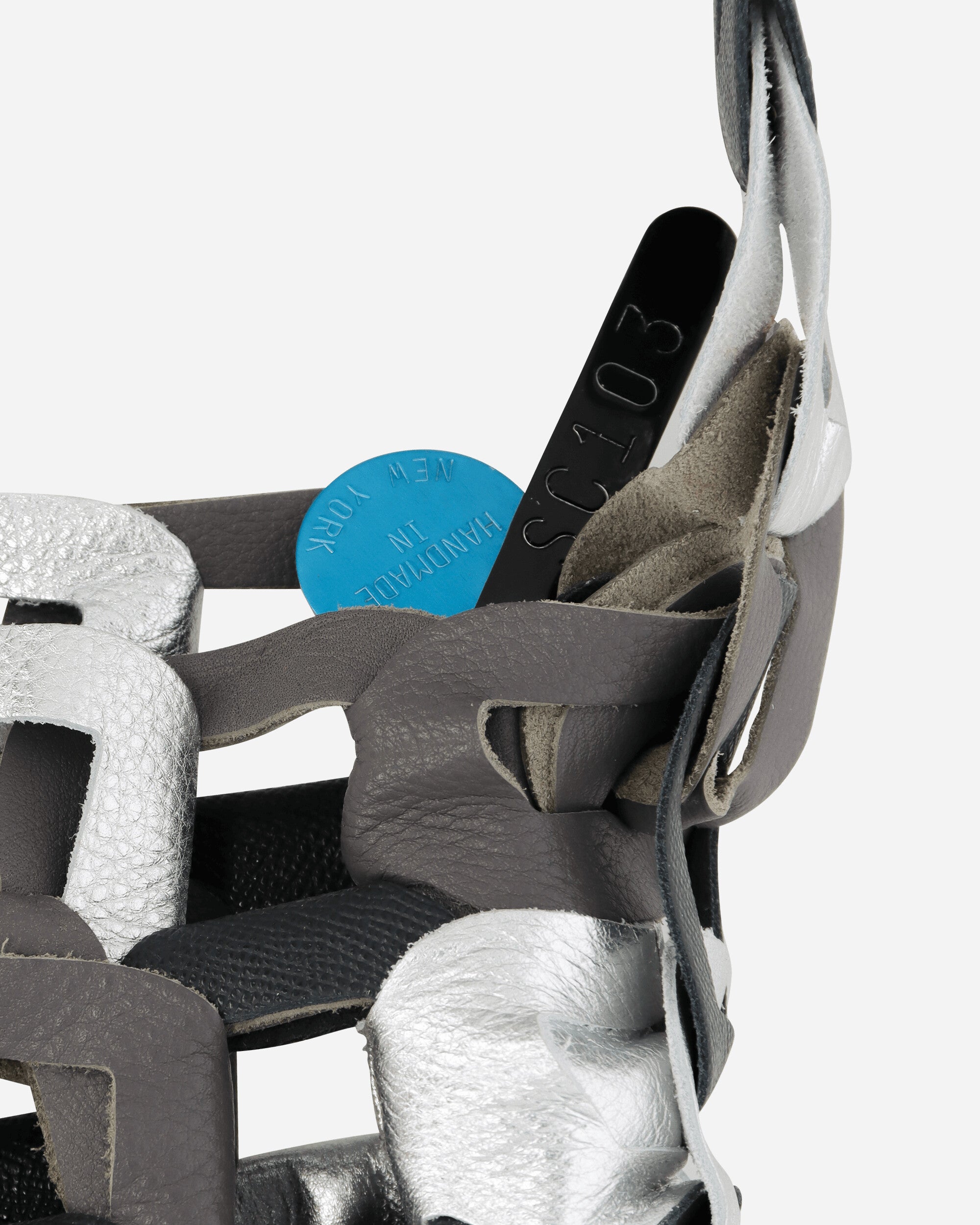 SC103 Wmns Links Tote Mini Exclusive Black/Grey/Silver Bags and Backpacks Tote Bags LT04 FERRARA
