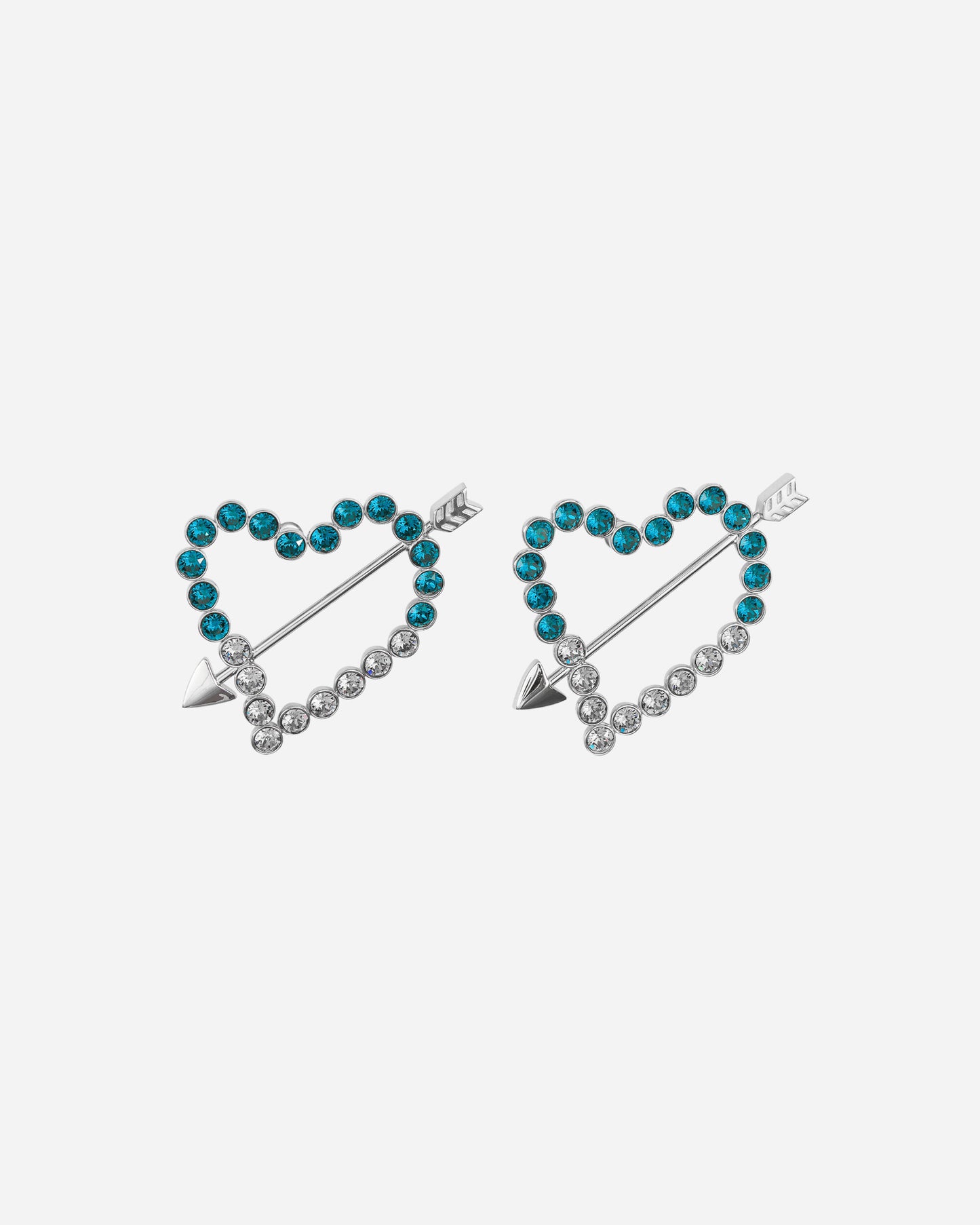 Safsafu Wmns Cupido Earrings Crystal/Green Jewellery Earrings 2-23-E18 003