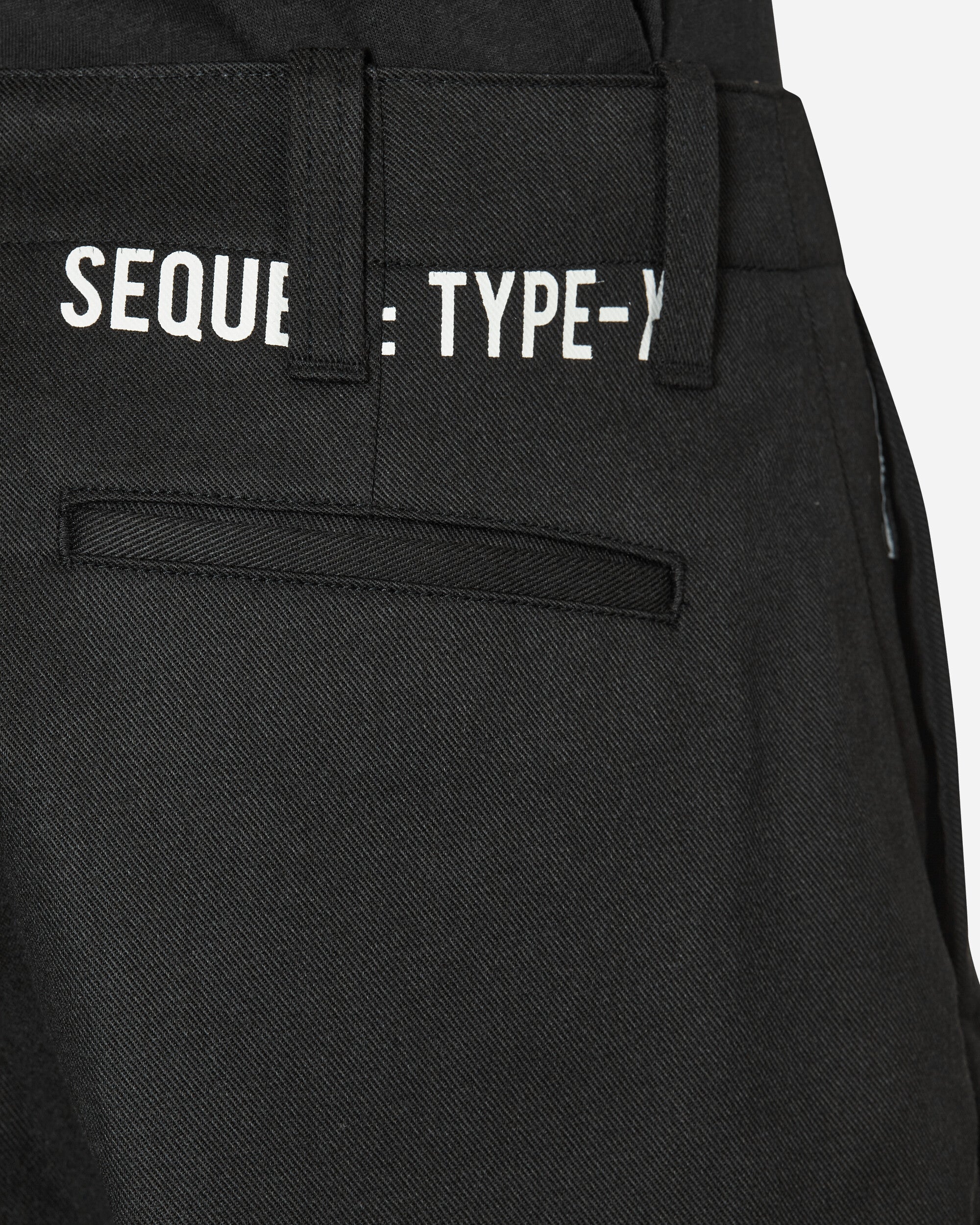 Sequel Chino Pants (Type-Xf) Black Pants Trousers SQ-23SS-PT-01 1