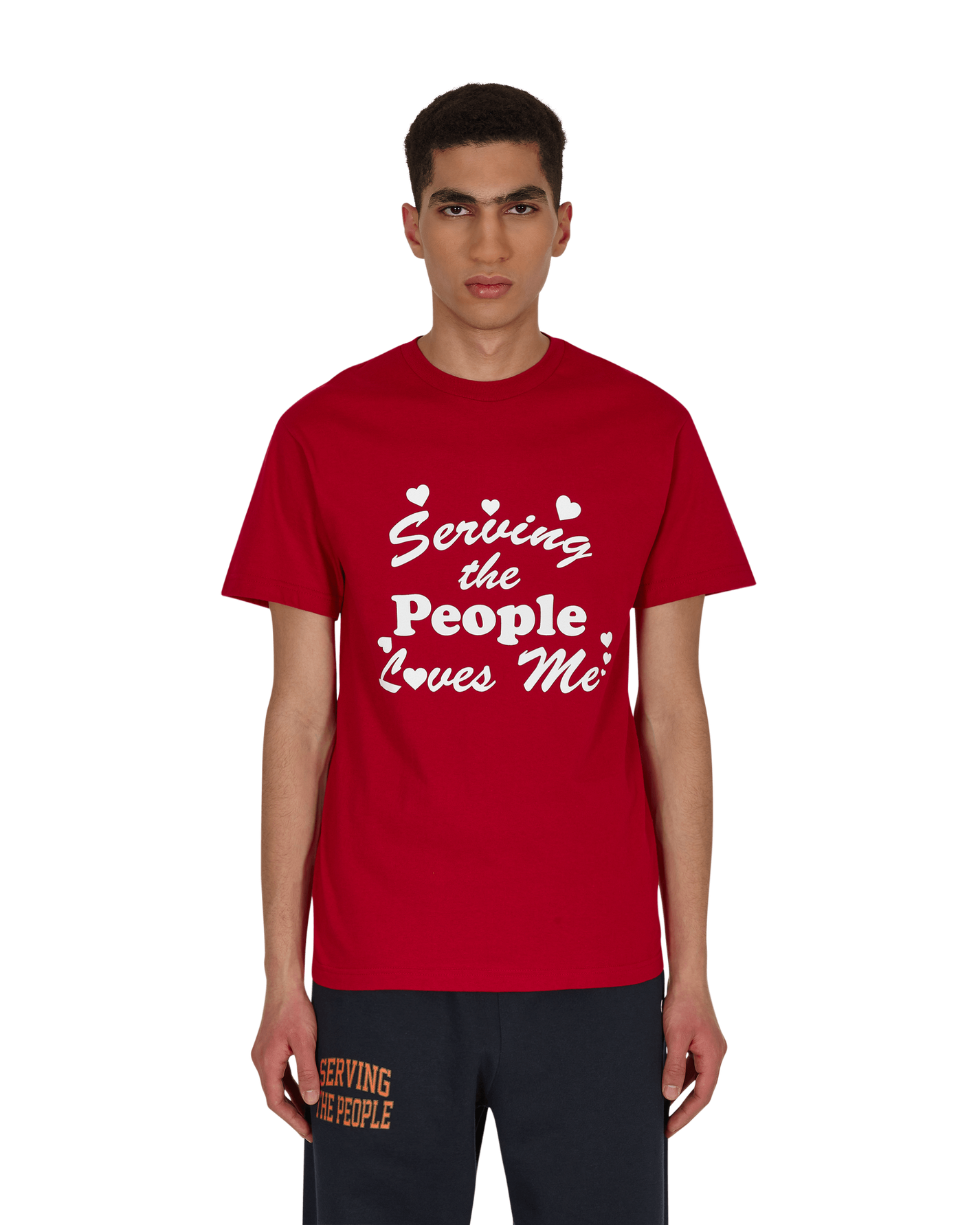 Serving The People Loves Me Red Shirts Shortsleeve STPS21ILOVETEE 002