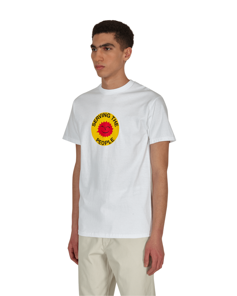 Serving The People Smiley Face White Shirts Shortsleeve STPS21SMILEYTEE 001