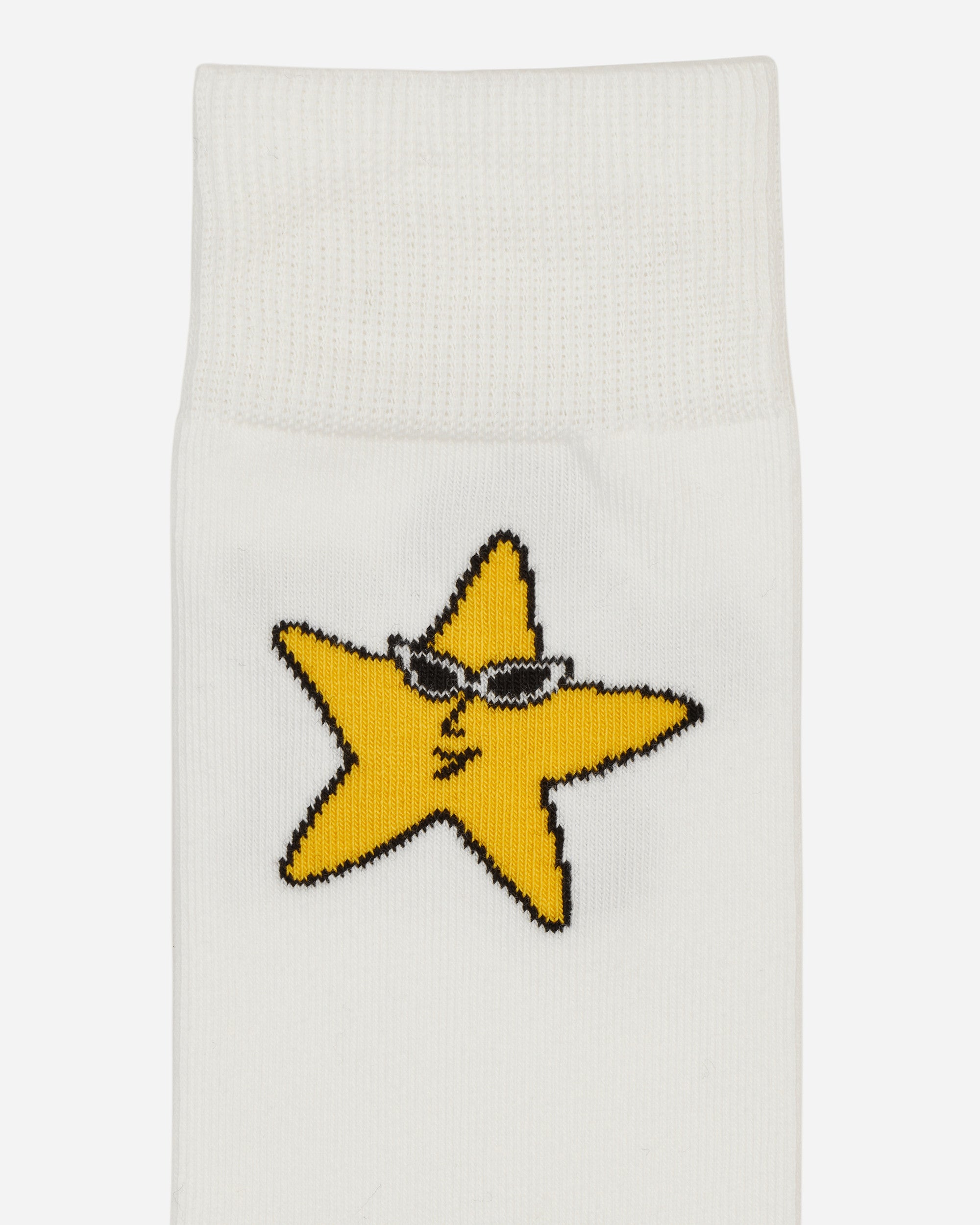 Sky High Farm Stars Socks Knit White Underwear Socks SHF02K003 1