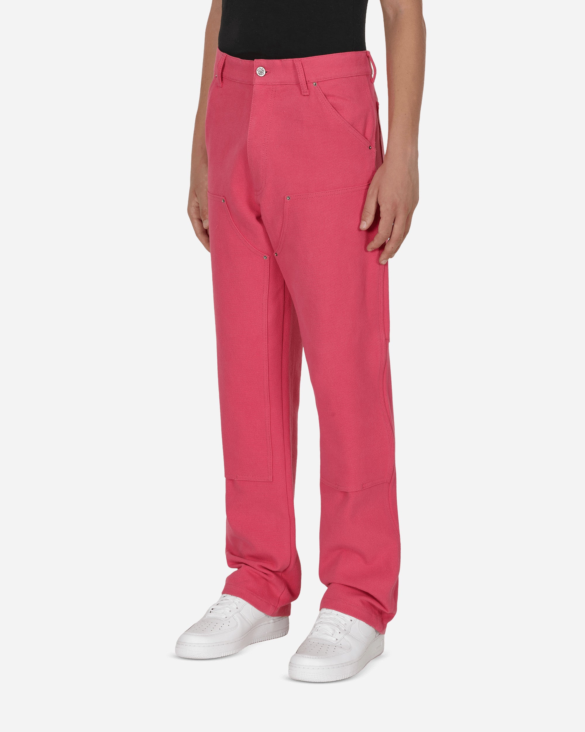 Sky High Farm Workwear Canvas Pants Woven Pink Pants Trousers SHF02P007 2
