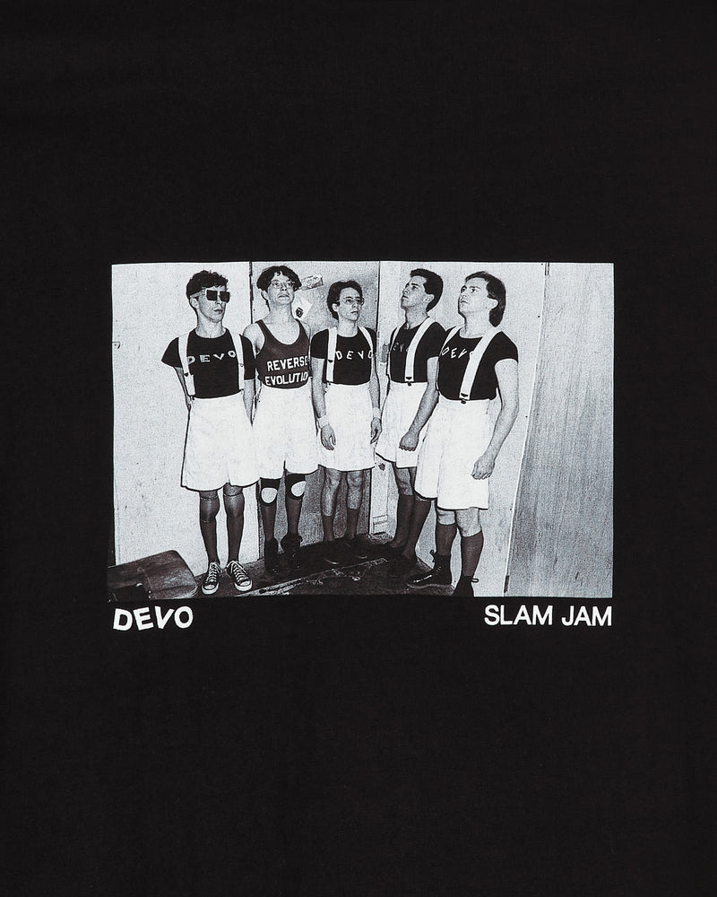 Slam Jam Devo Photo Tee Black T-Shirts Shortsleeve BBM0011JY04 BLK001
