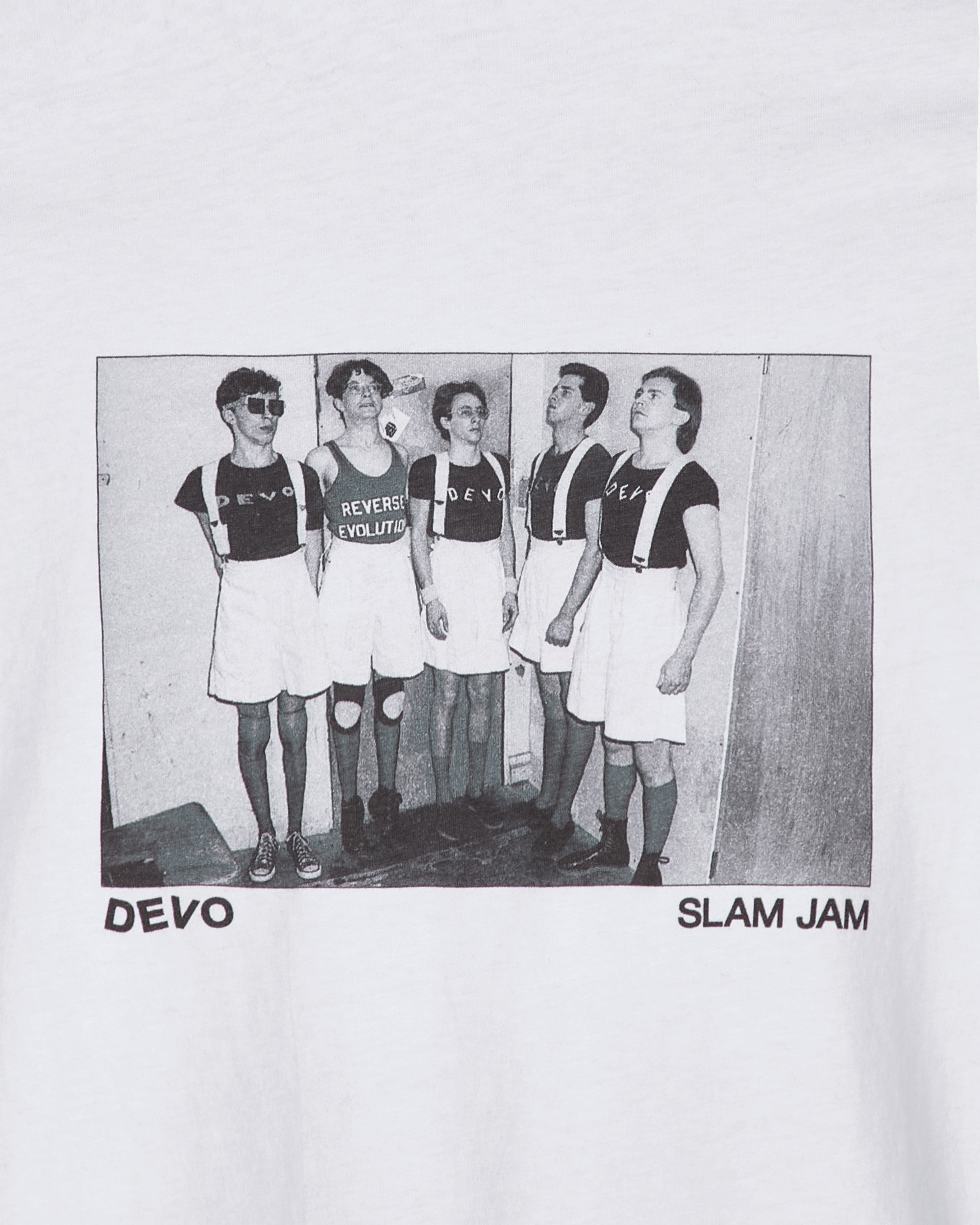Slam Jam Devo Photo Tee White T-Shirts Shortsleeve BBM0011JY04 WHT001