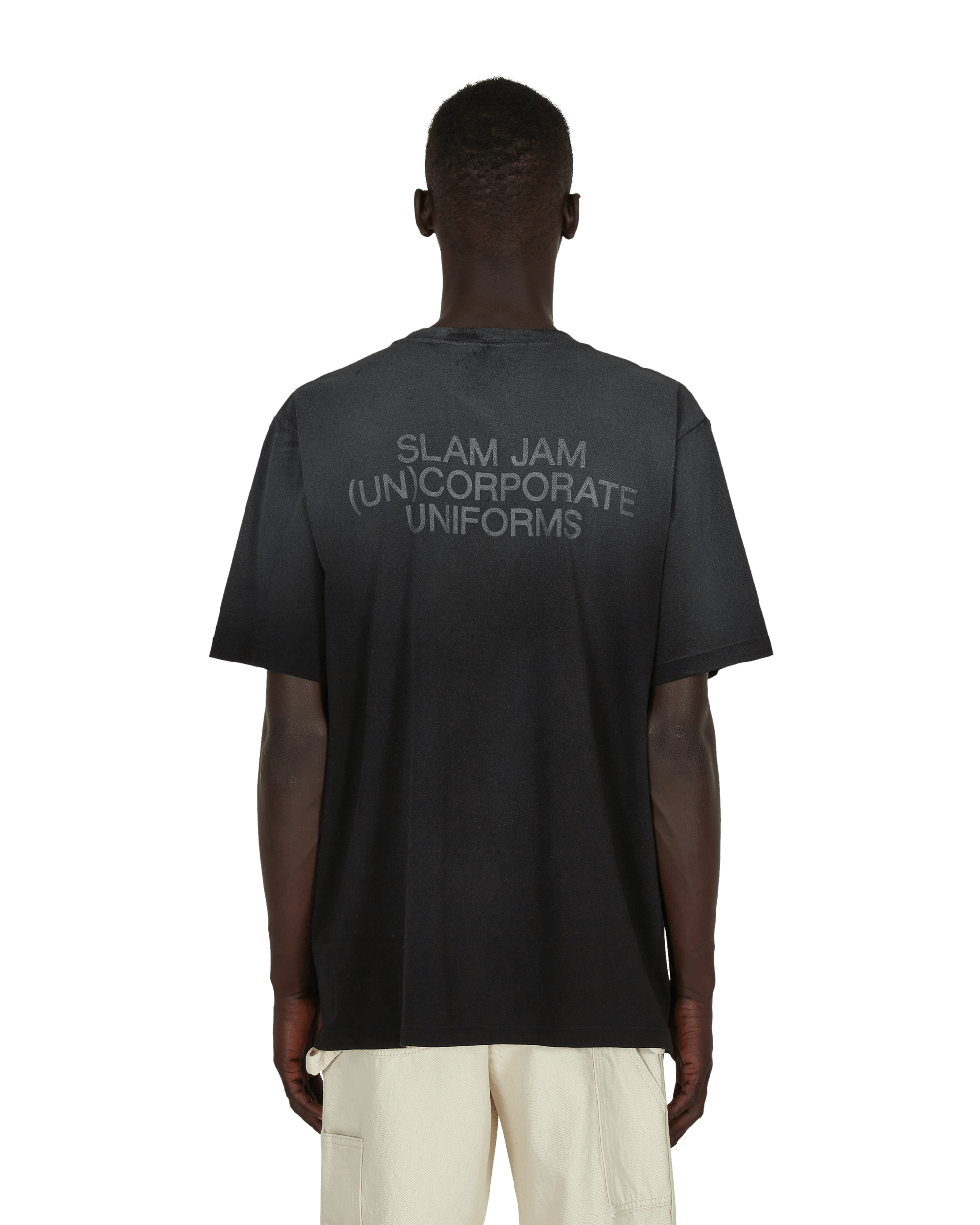 Slam Jam REFLEX (UN) LOGO T-SHIRT Blk Reflex T-Shirts Shortsleeve SJZMTS06JY04 BLK004