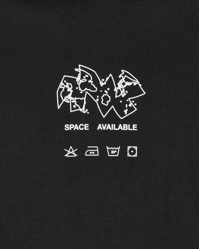 Space Available Hoody - Upcycled Black Sweatshirts Hoodies SA-SW-UH001 BLK