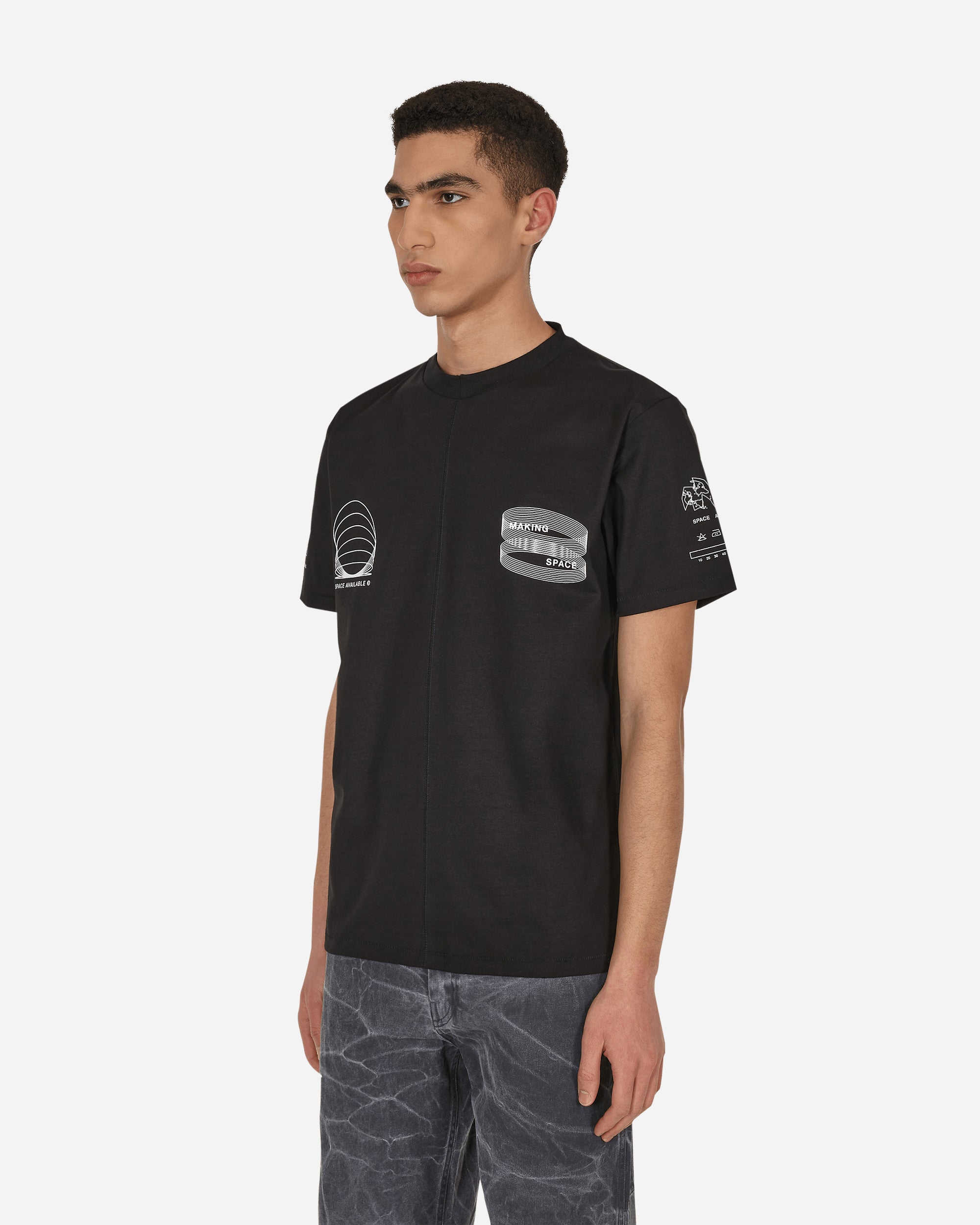 Space Available Connective Link Black T-Shirts Shortsleeve SA-CLT001-BLK BLACK