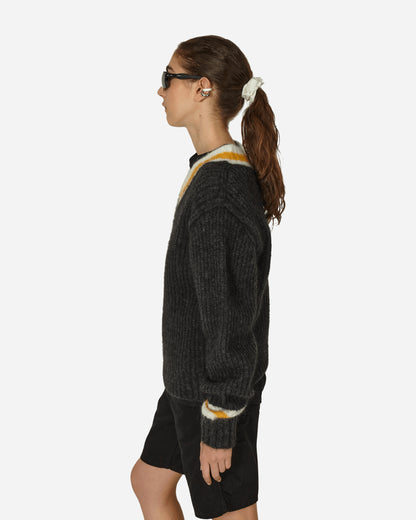 Stüssy Mohair Tennis Sweater Charcoal Knitwears Sweaters 117142 CHAR
