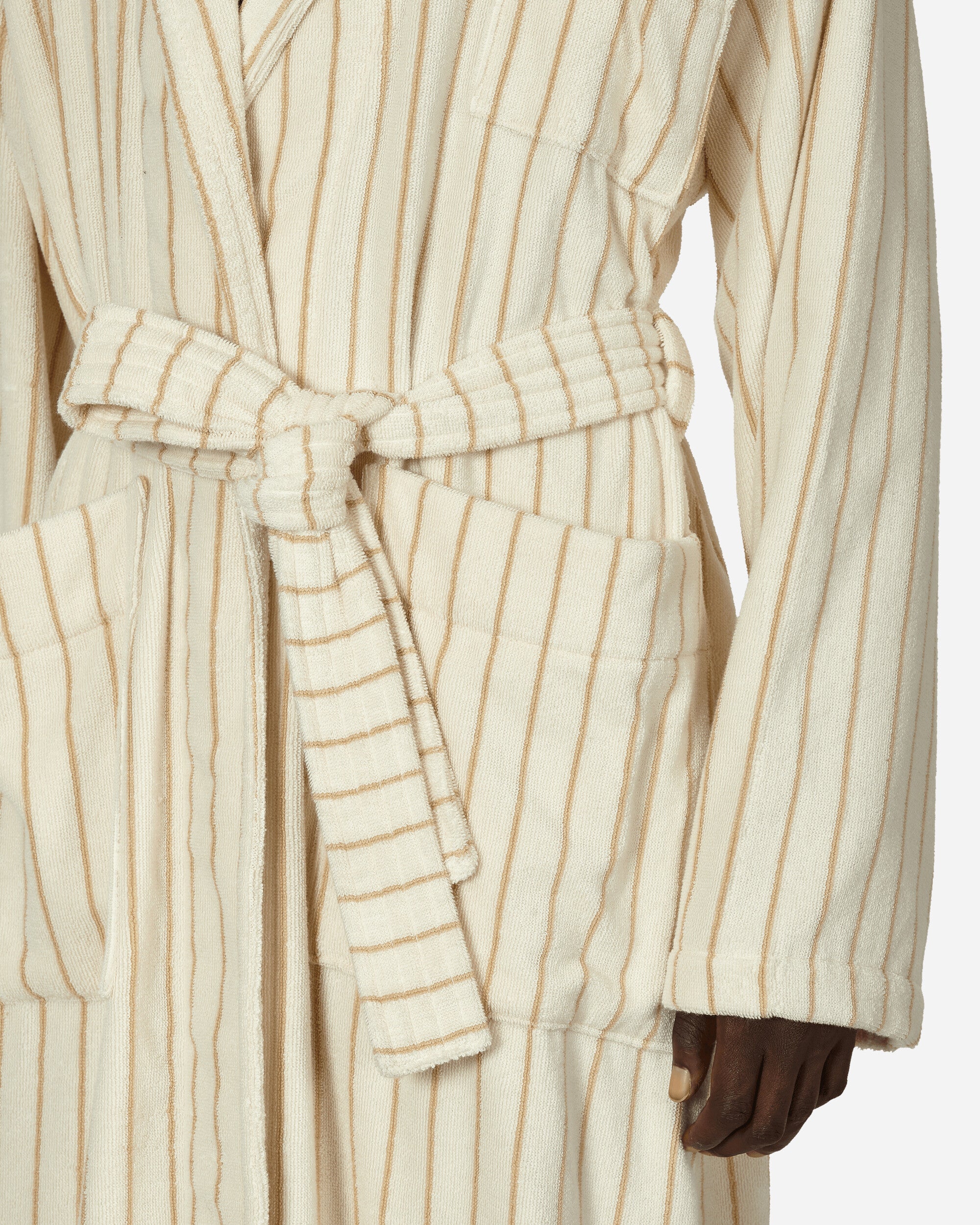 Tekla Classic Bathrobe - Striped Sienna Stripes Textile Bathrobes CB-SNS SNS